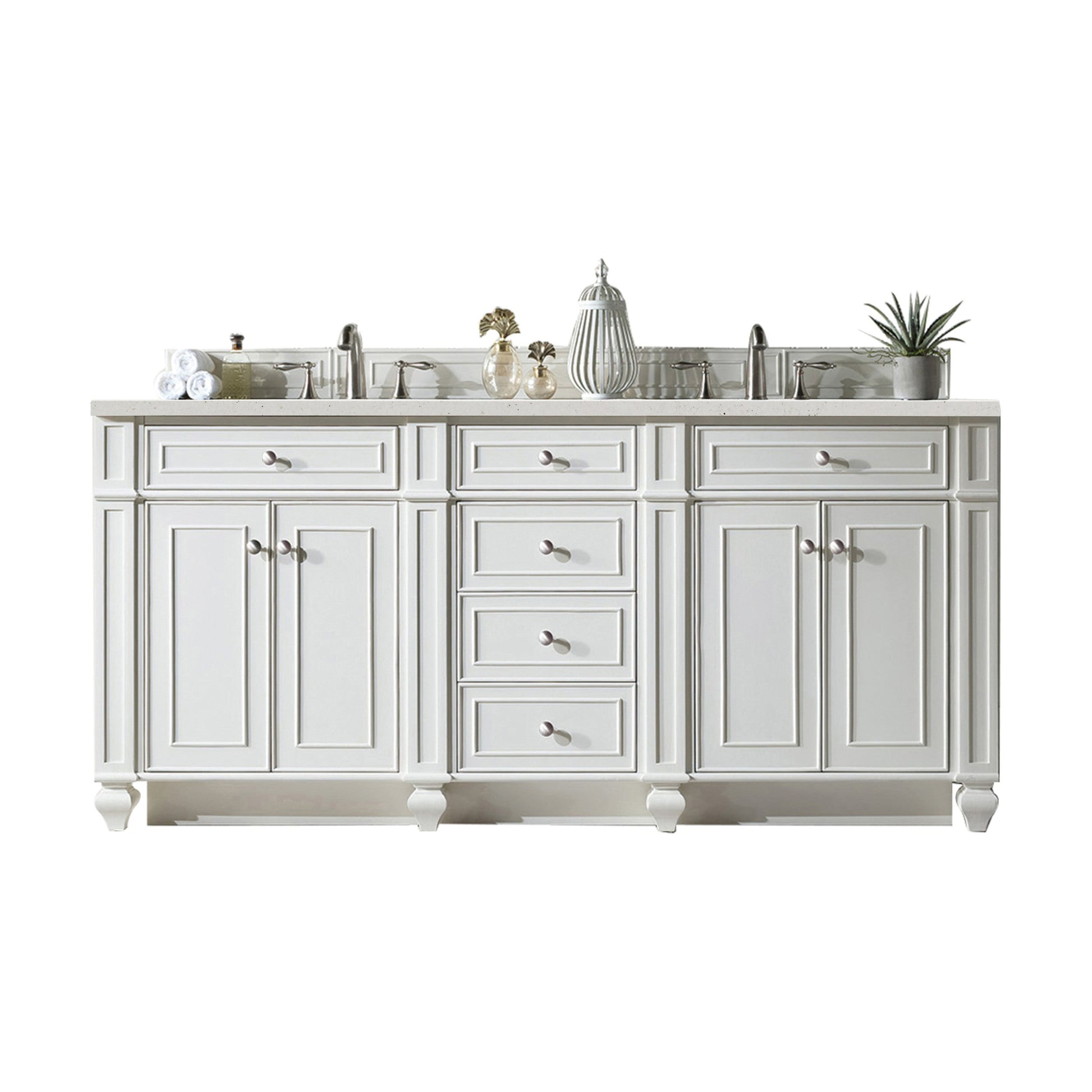 Bright White / Parisien Bleu - 3 Faucet Holes