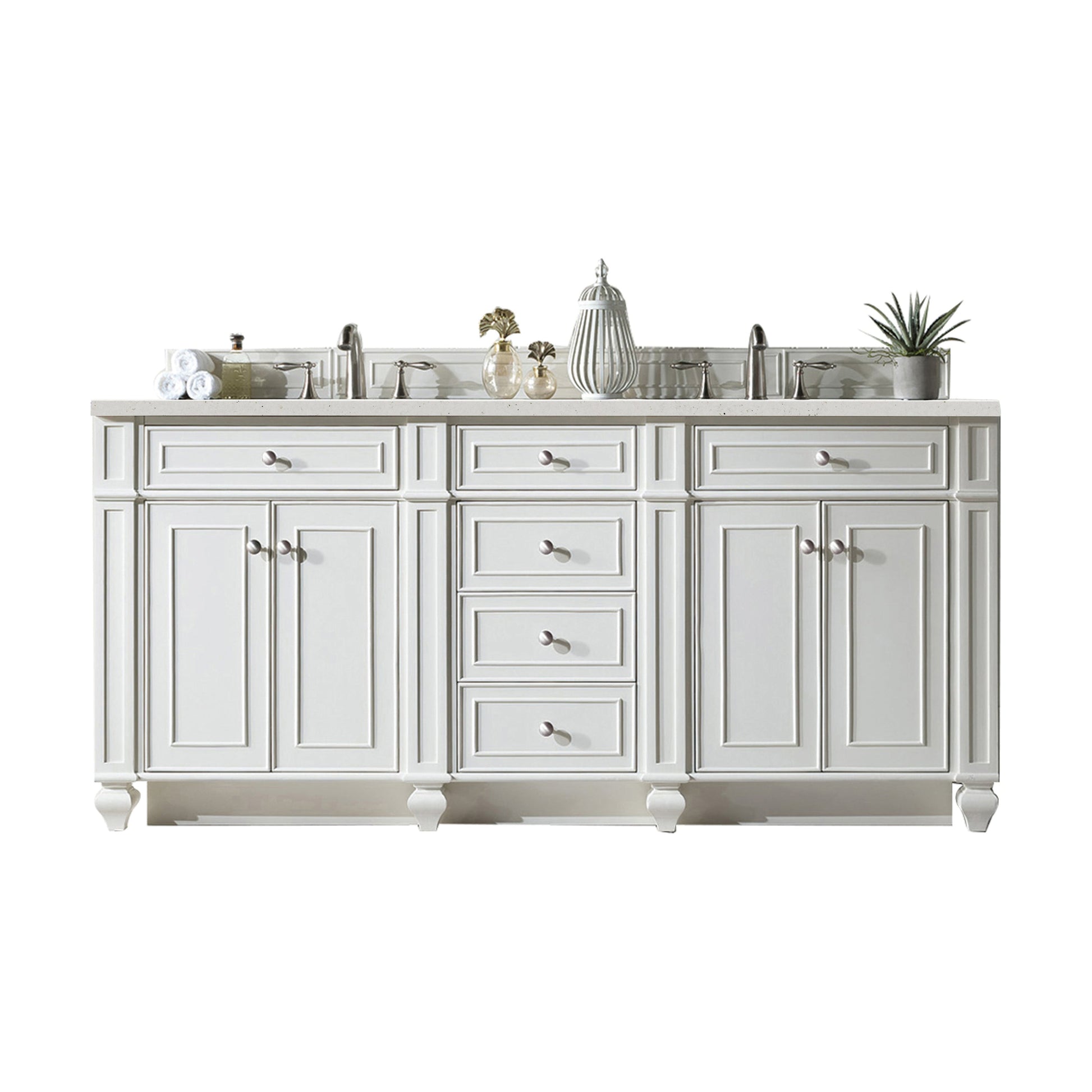 Bright White / Parisien Bleu - 3 Faucet Holes