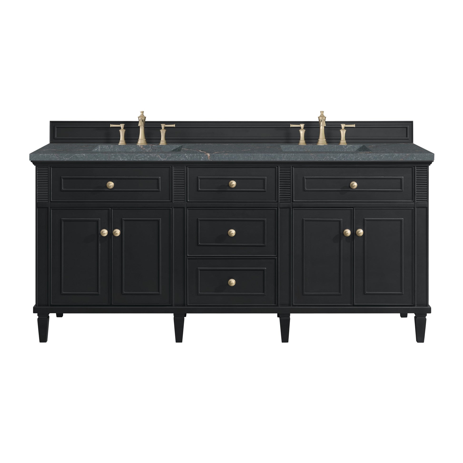 Black Onyx / Parisien Bleu - 3 Faucet Holes