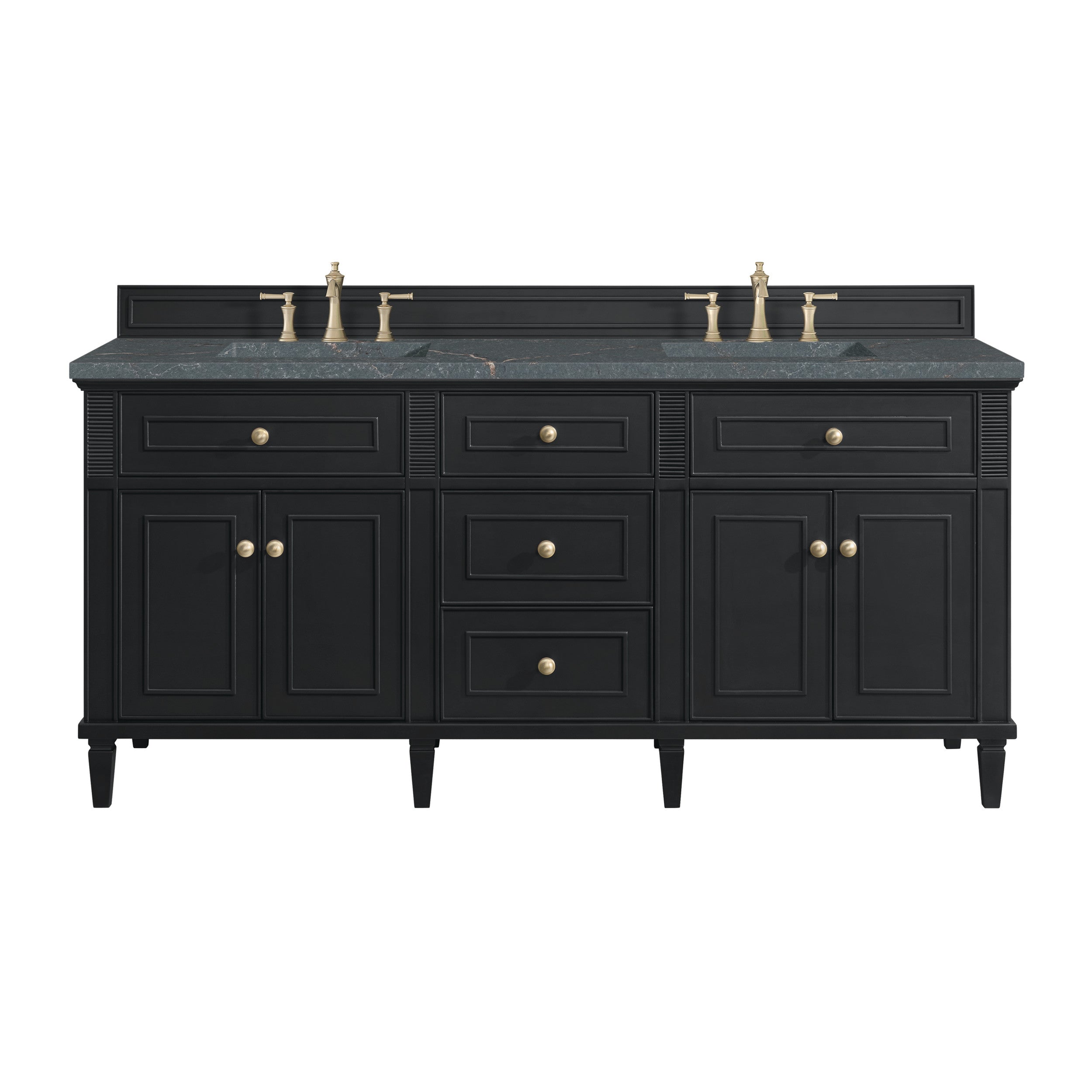 Black Onyx / Parisien Bleu - 3 Faucet Holes