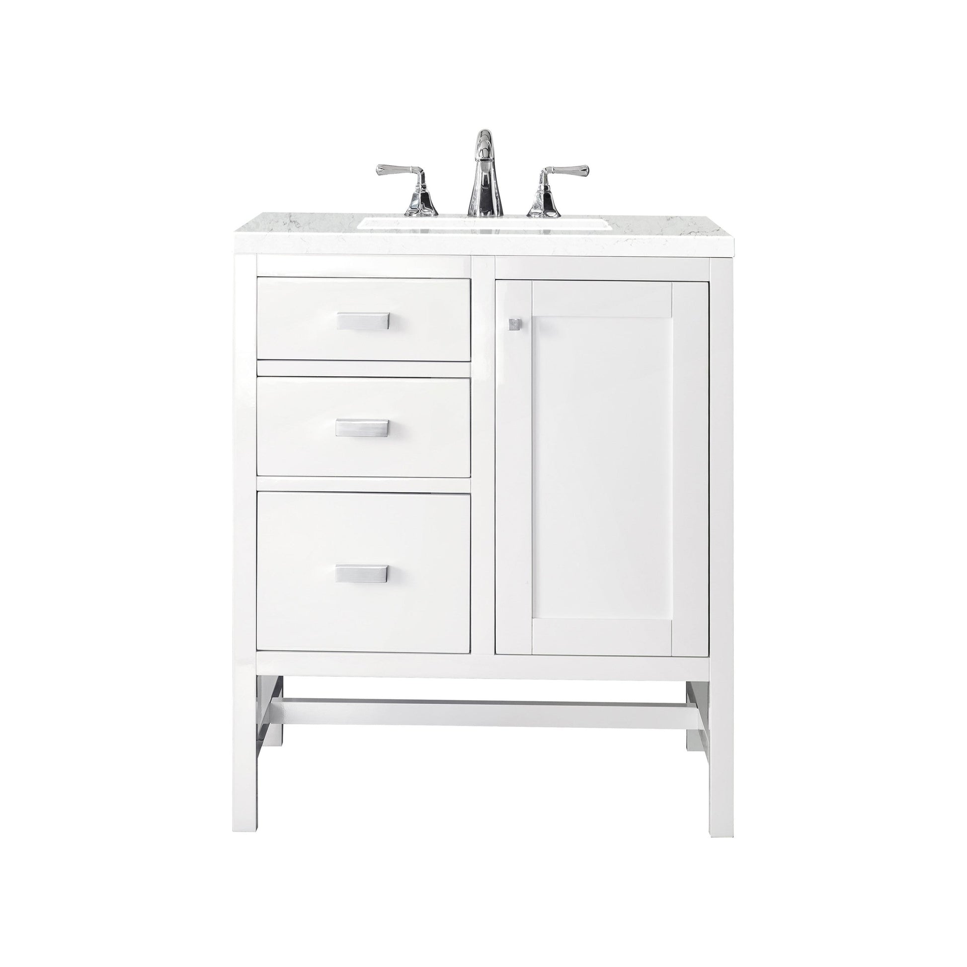 Glossy White / Eternal Jasmine Pearl - 3 Faucet Holes