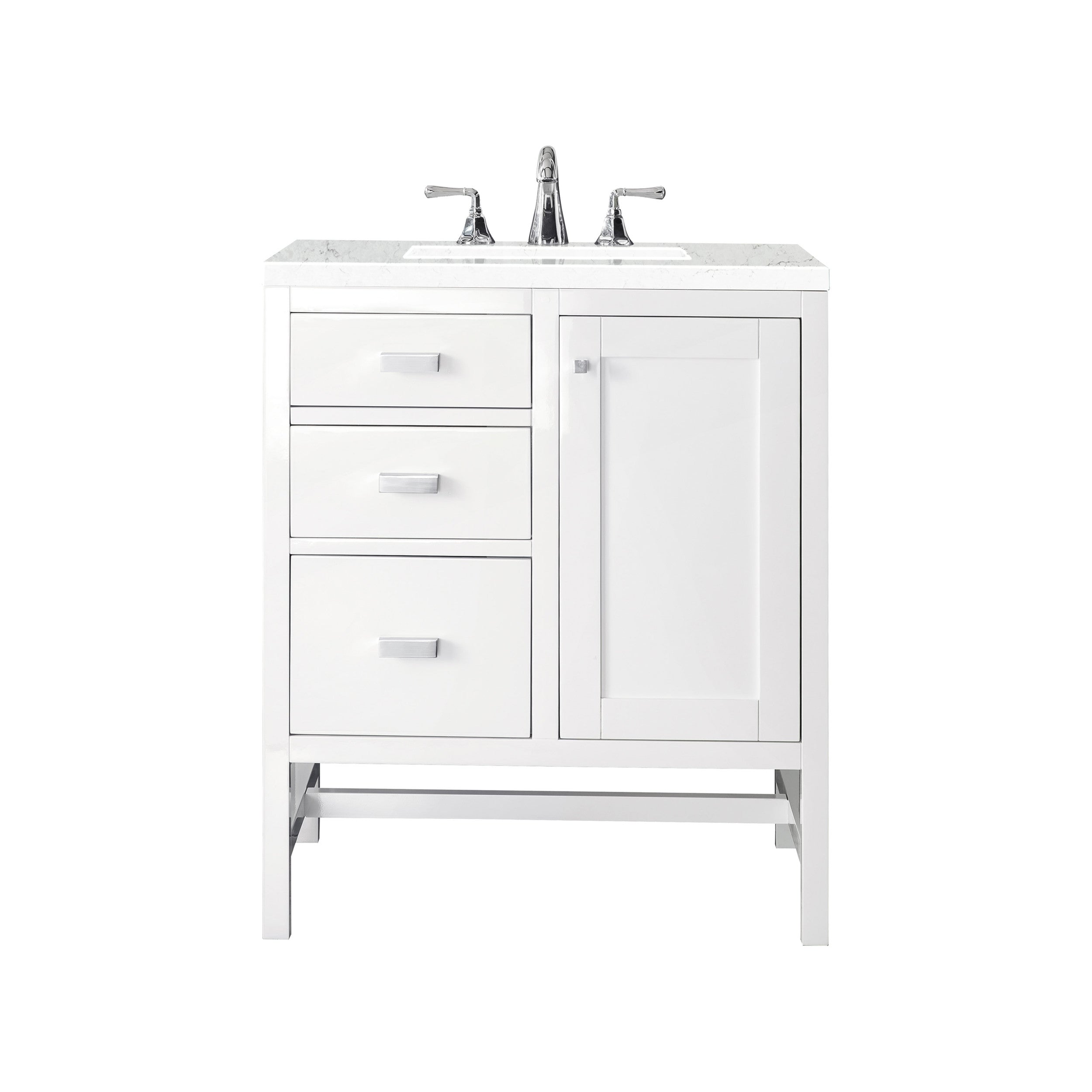 Glossy White / Eternal Jasmine Pearl - 3 Faucet Holes