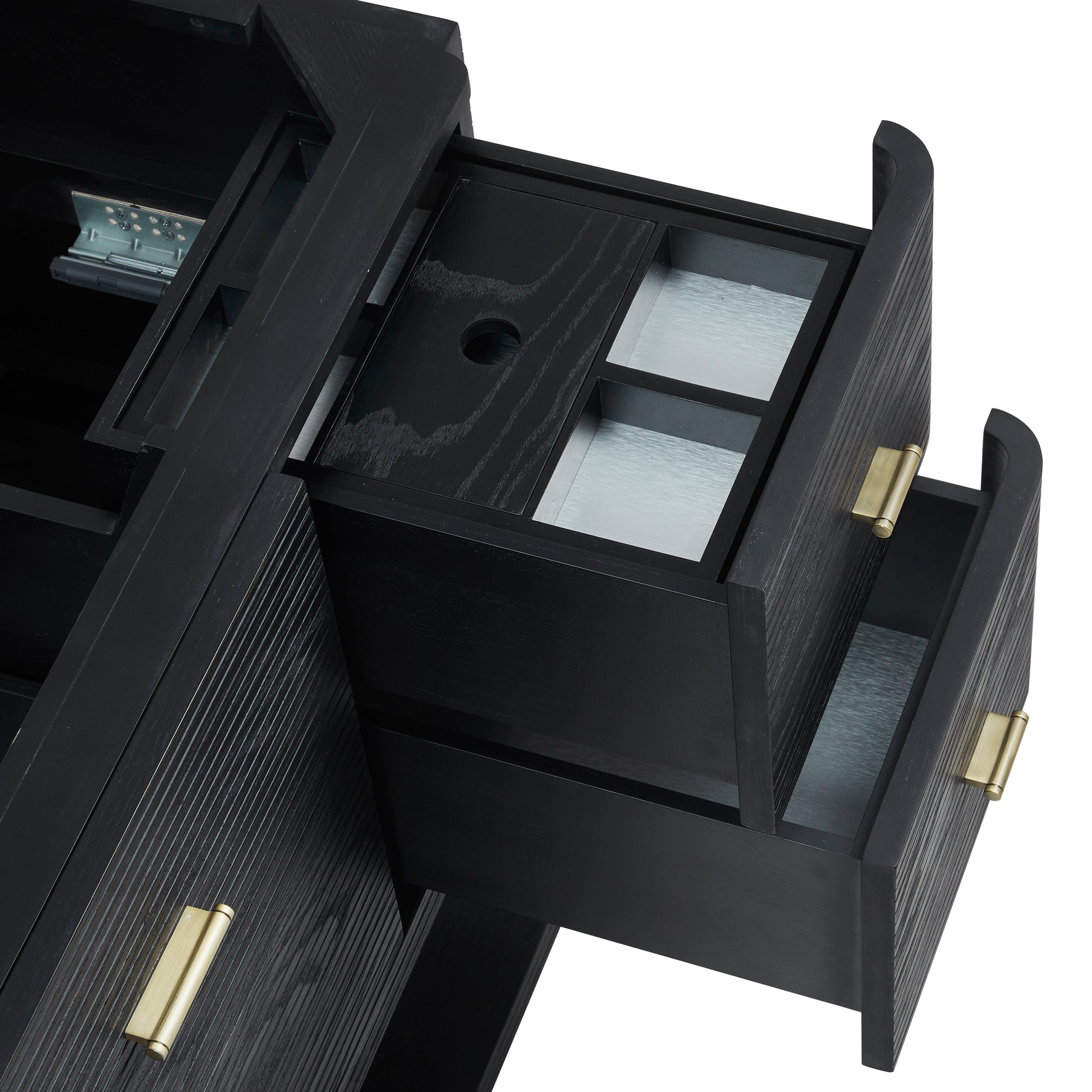 Carbon Oak / Victorian Silver - 3 Faucet Holes