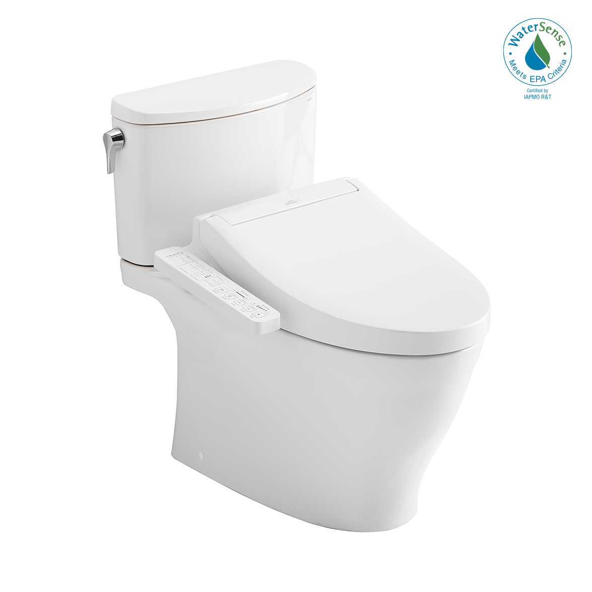 Toto Washlet+ Nexus Two Piece Elongated 1.28 GPF Toilet with C2 Bidet Seat