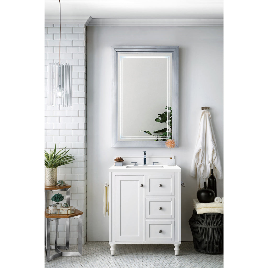 Bright White / White Zeus - 3 Faucet Holes