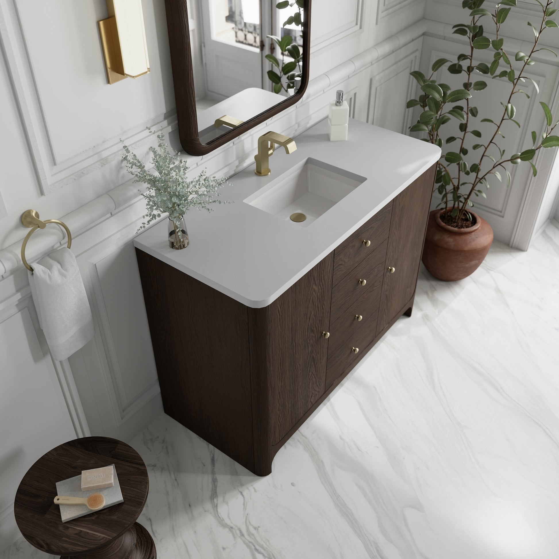 Sable / White Zeus - 1 Faucet Hole