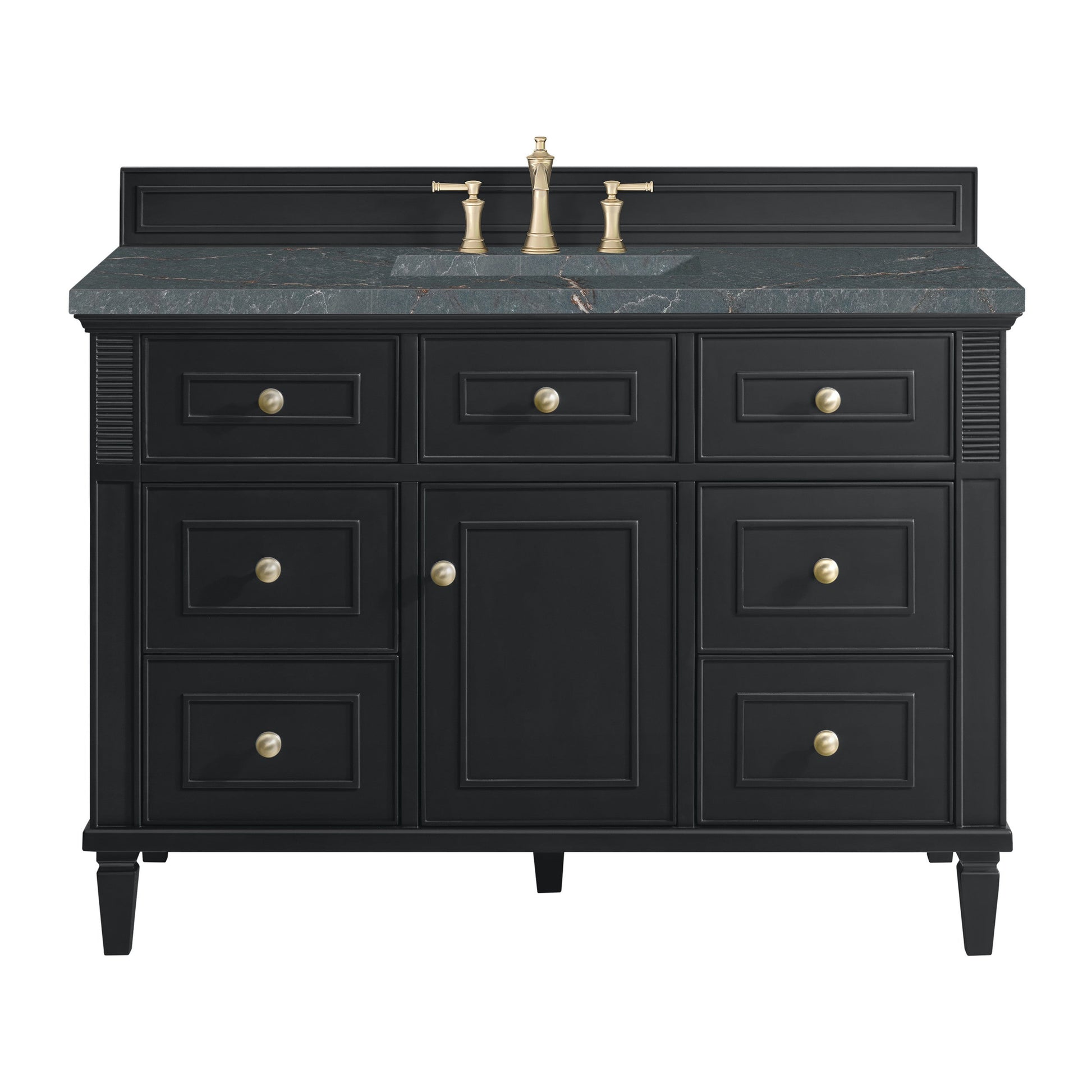 Black Onyx / Parisien Bleu - 3 Faucet Holes