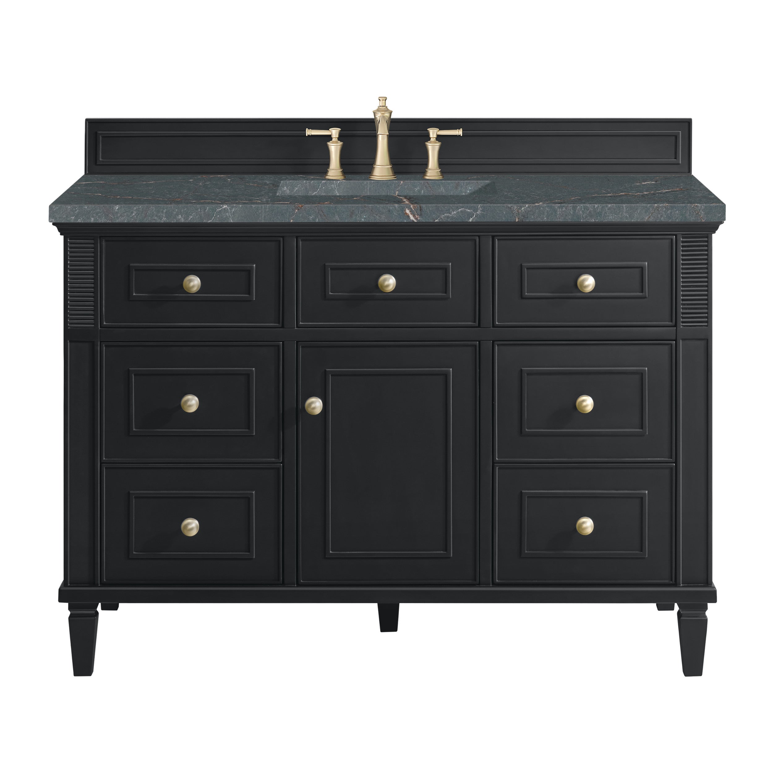 Black Onyx / Parisien Bleu - 3 Faucet Holes