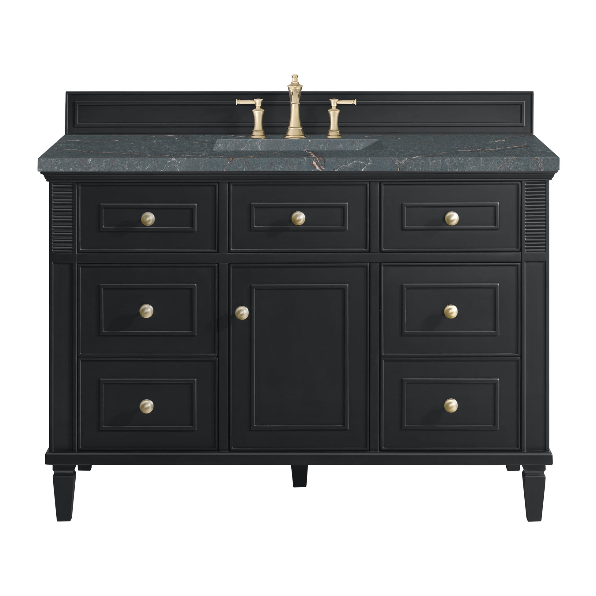 Black Onyx / Parisien Bleu - 3 Faucet Holes