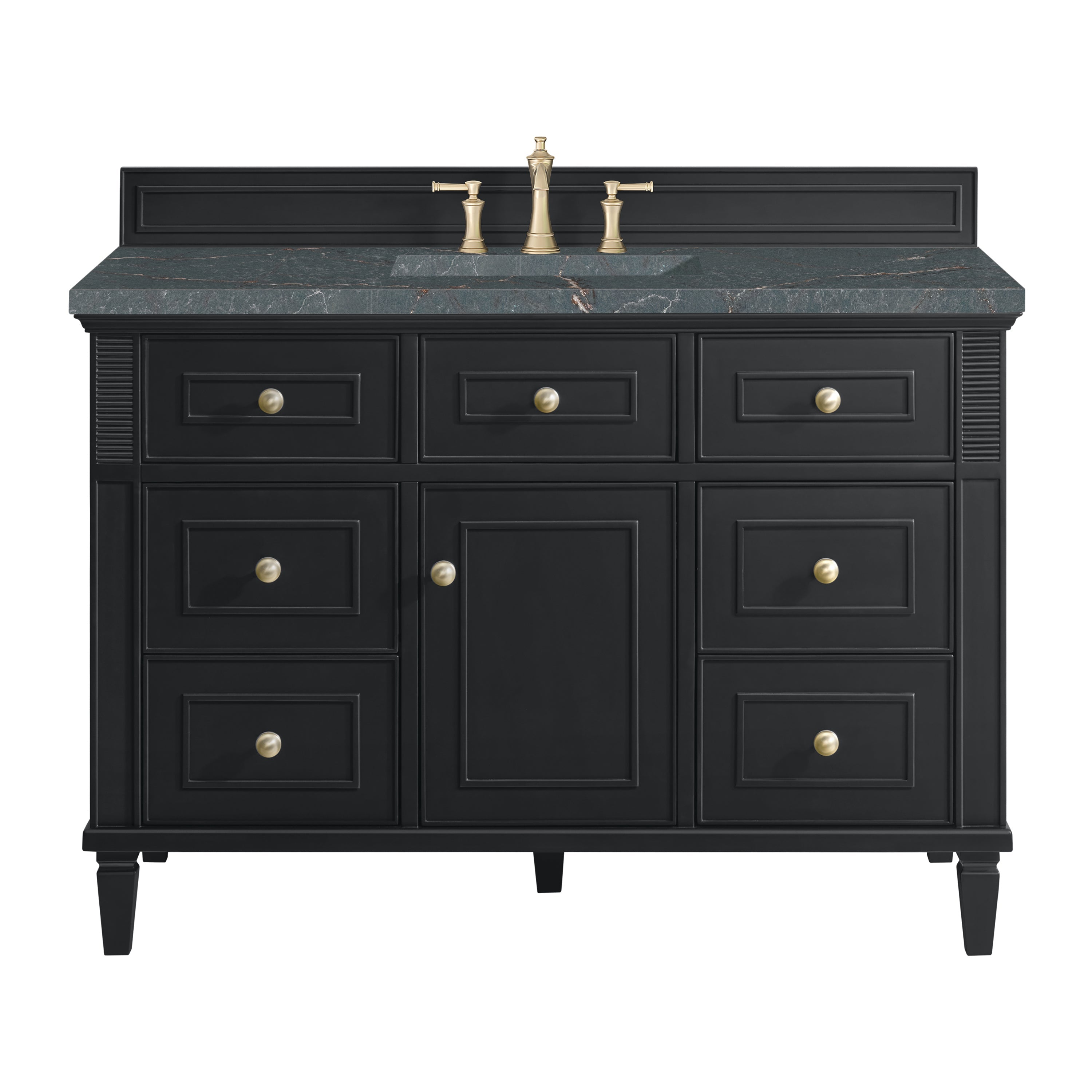 Black Onyx / Parisien Bleu - 3 Faucet Holes