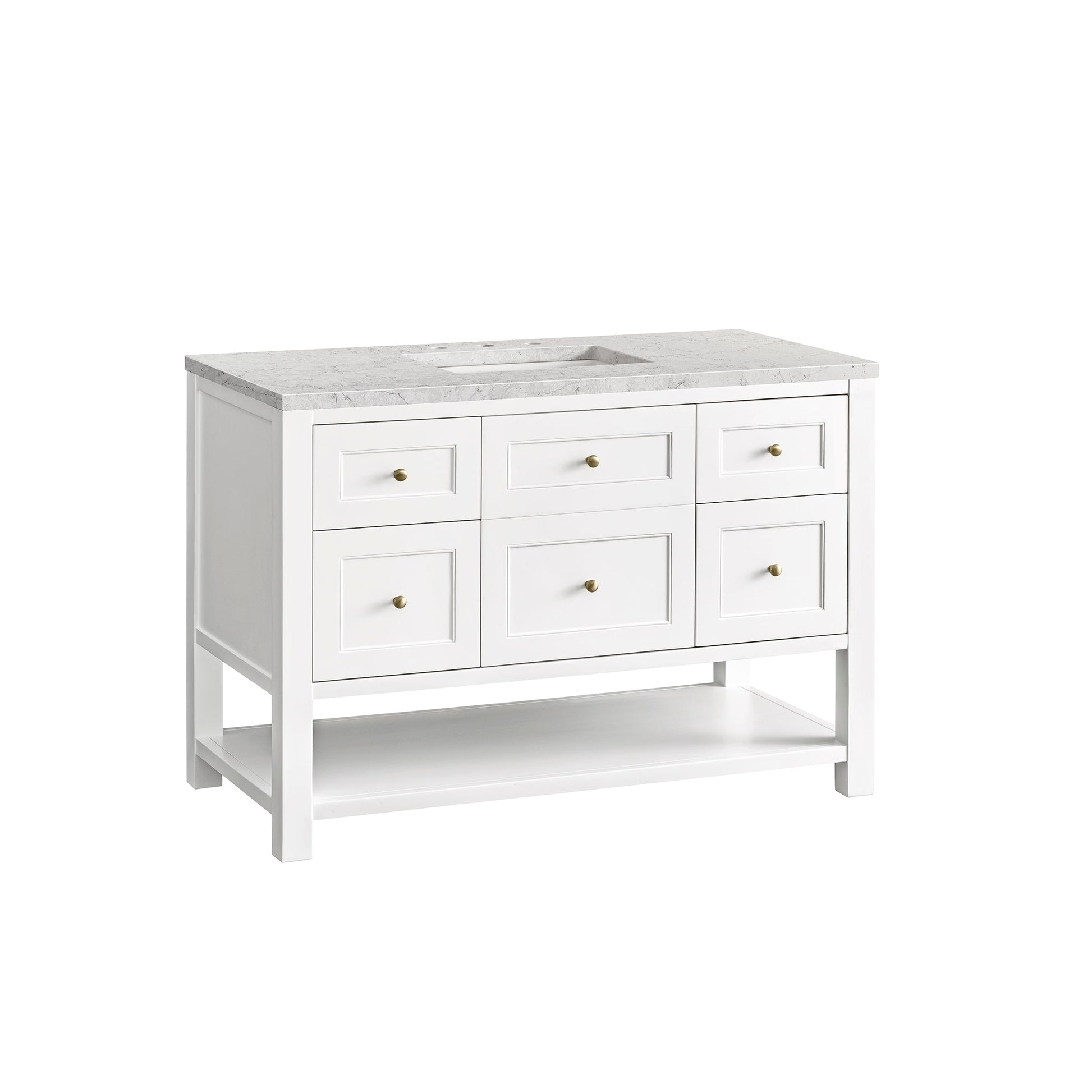 Bright White / Eternal Jasmine Pearl - 3 Faucet Holes