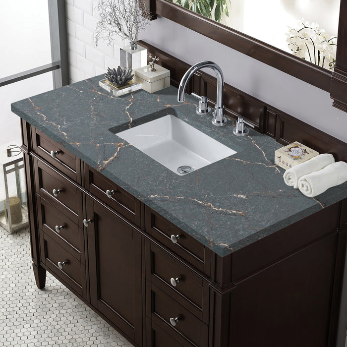Burnished Mahogany / Parisien Bleu - 3 Faucet Holes