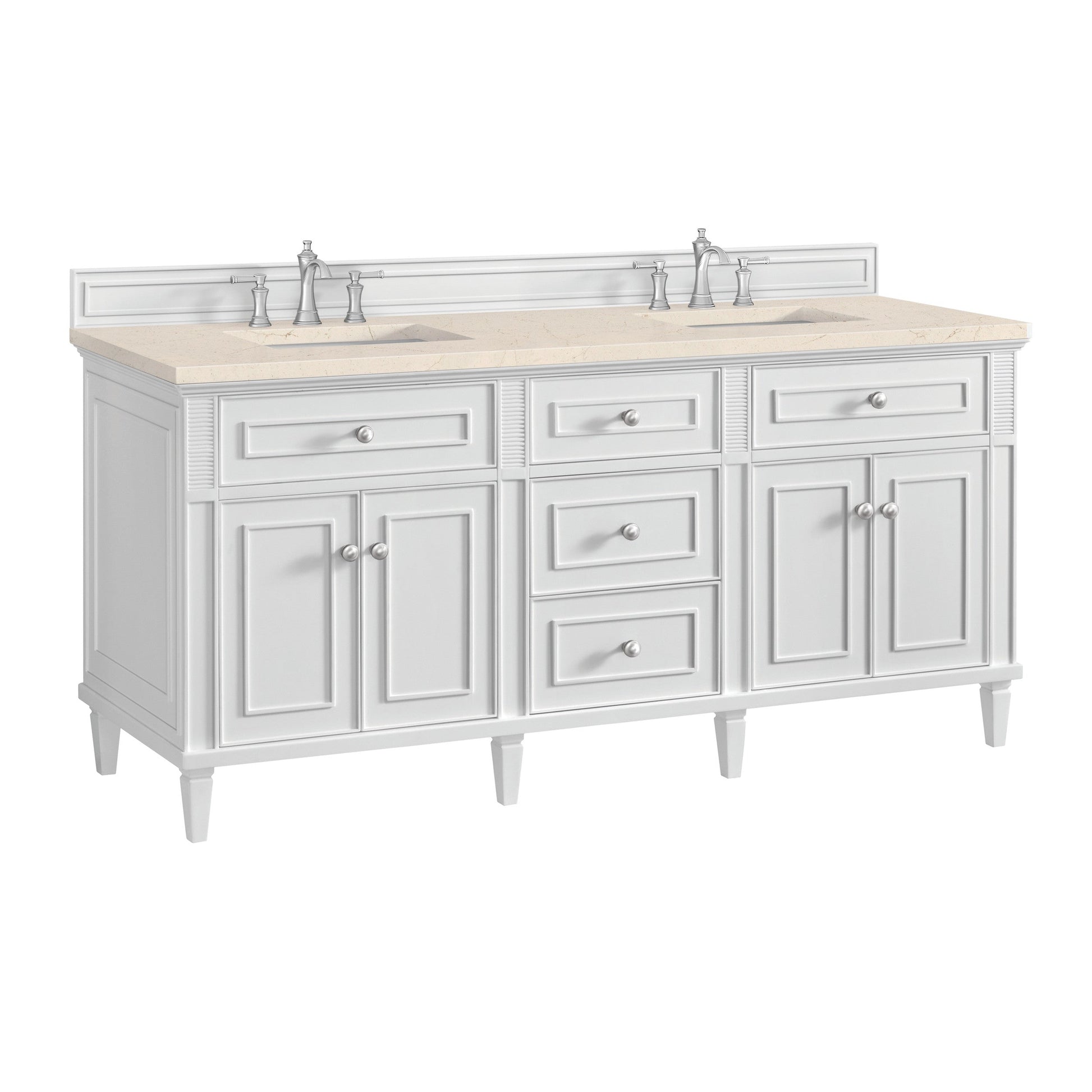 Bright White / Eternal Marfil - 3 Faucet Holes