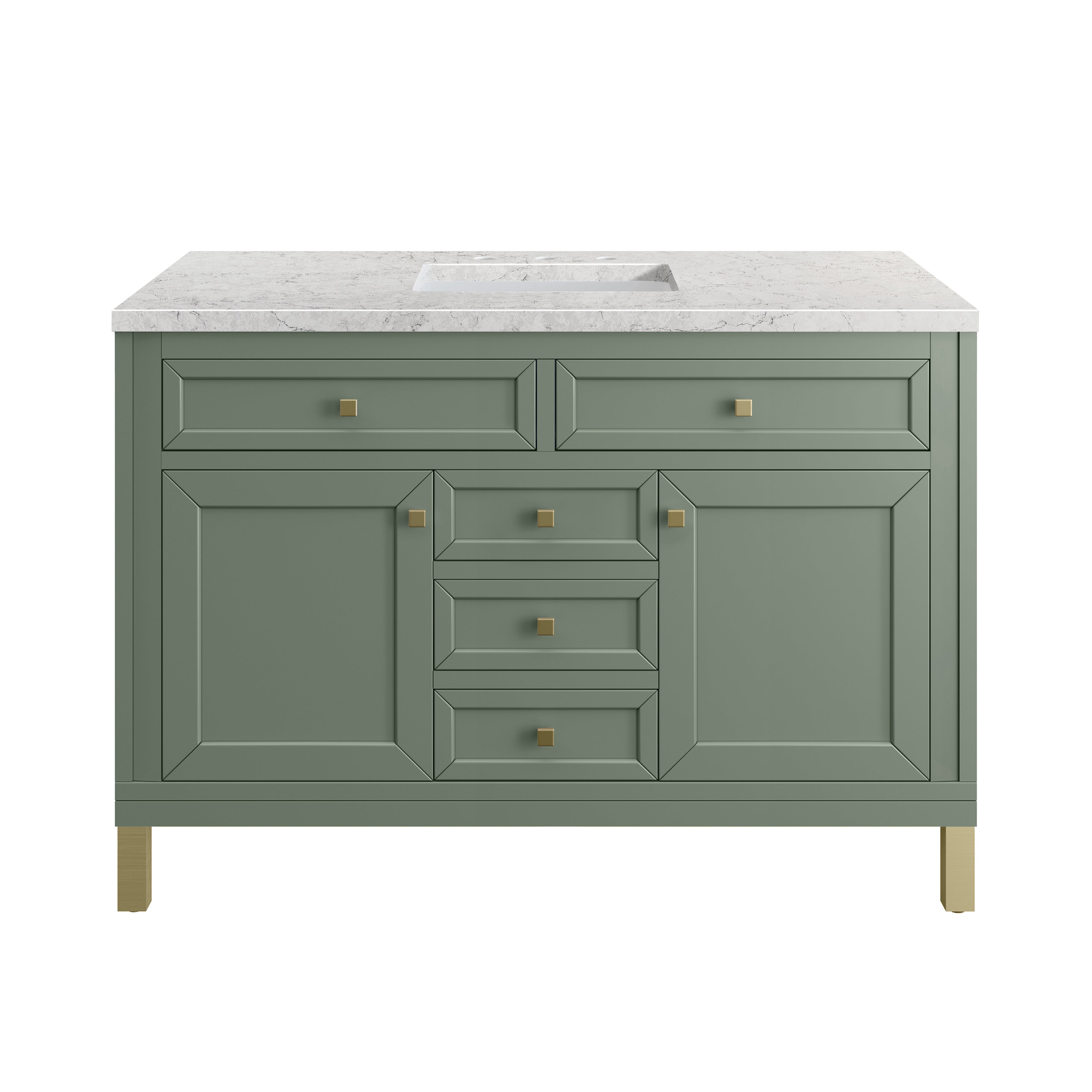 Smokey Celadon / Eternal Jasmine Pearl - 3 Faucet Holes