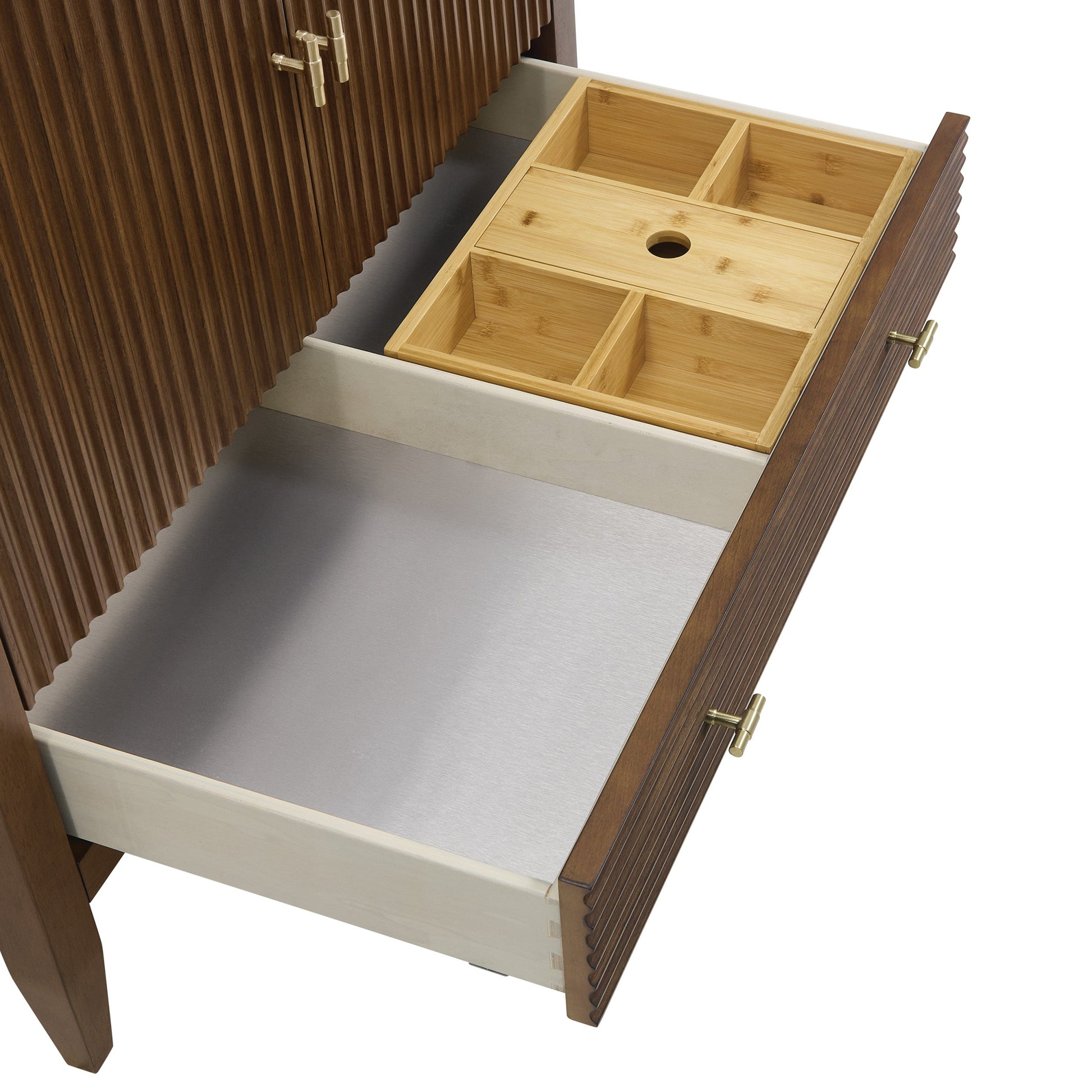 Mid-Century Walnut / No Countertop