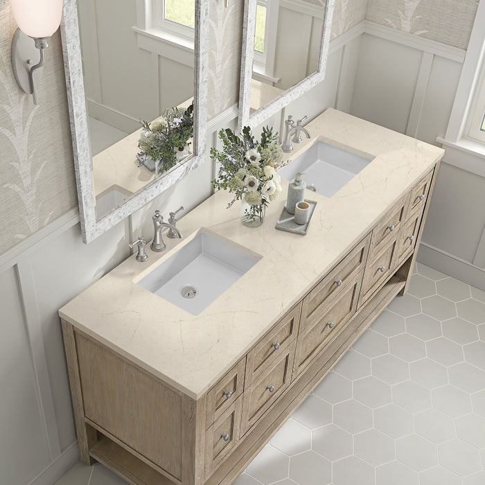 Whitewashed Oak / Eternal Marfil - 3 Faucet Holes