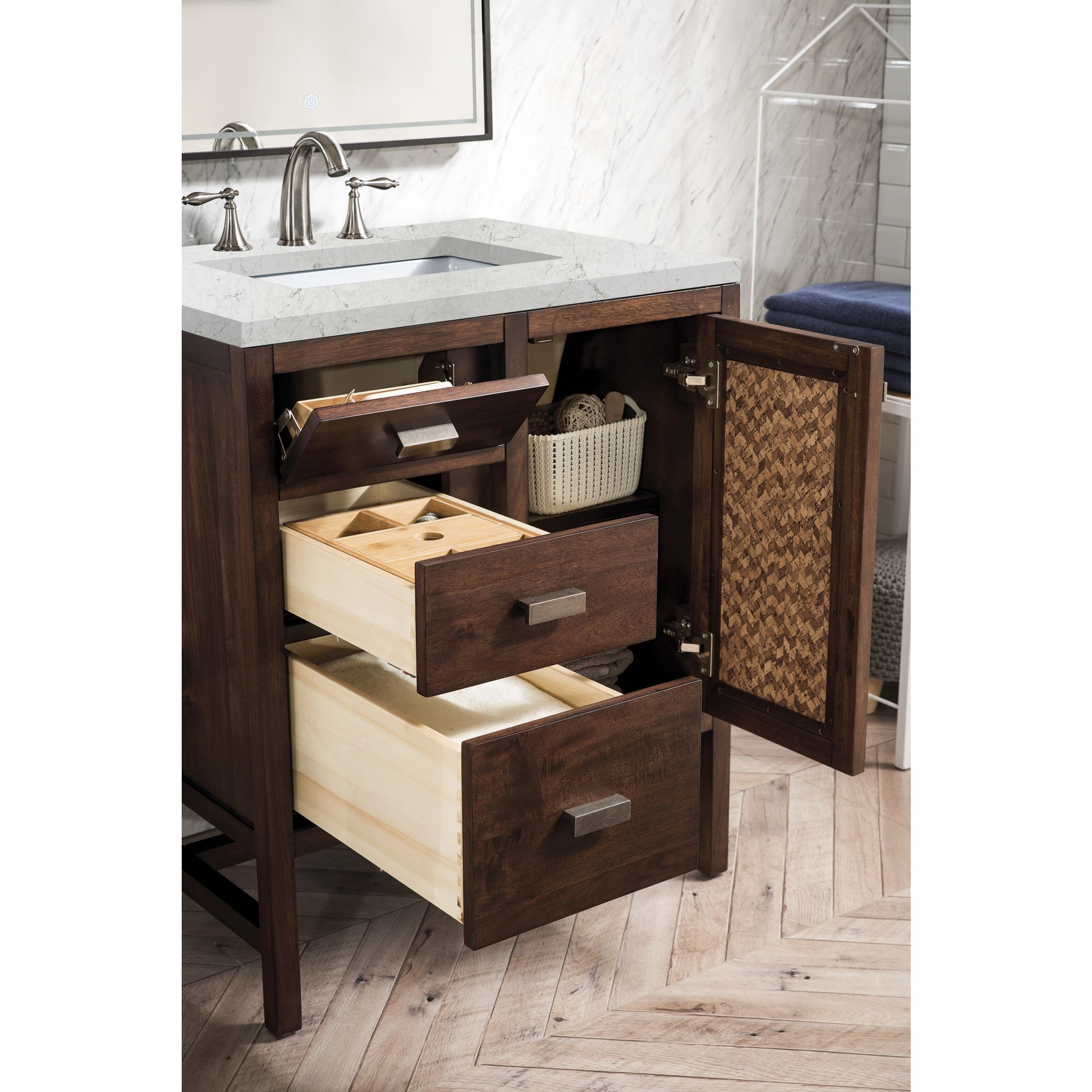 Mid-Century Acacia / Eternal Jasmine Pearl - 3 Faucet Holes