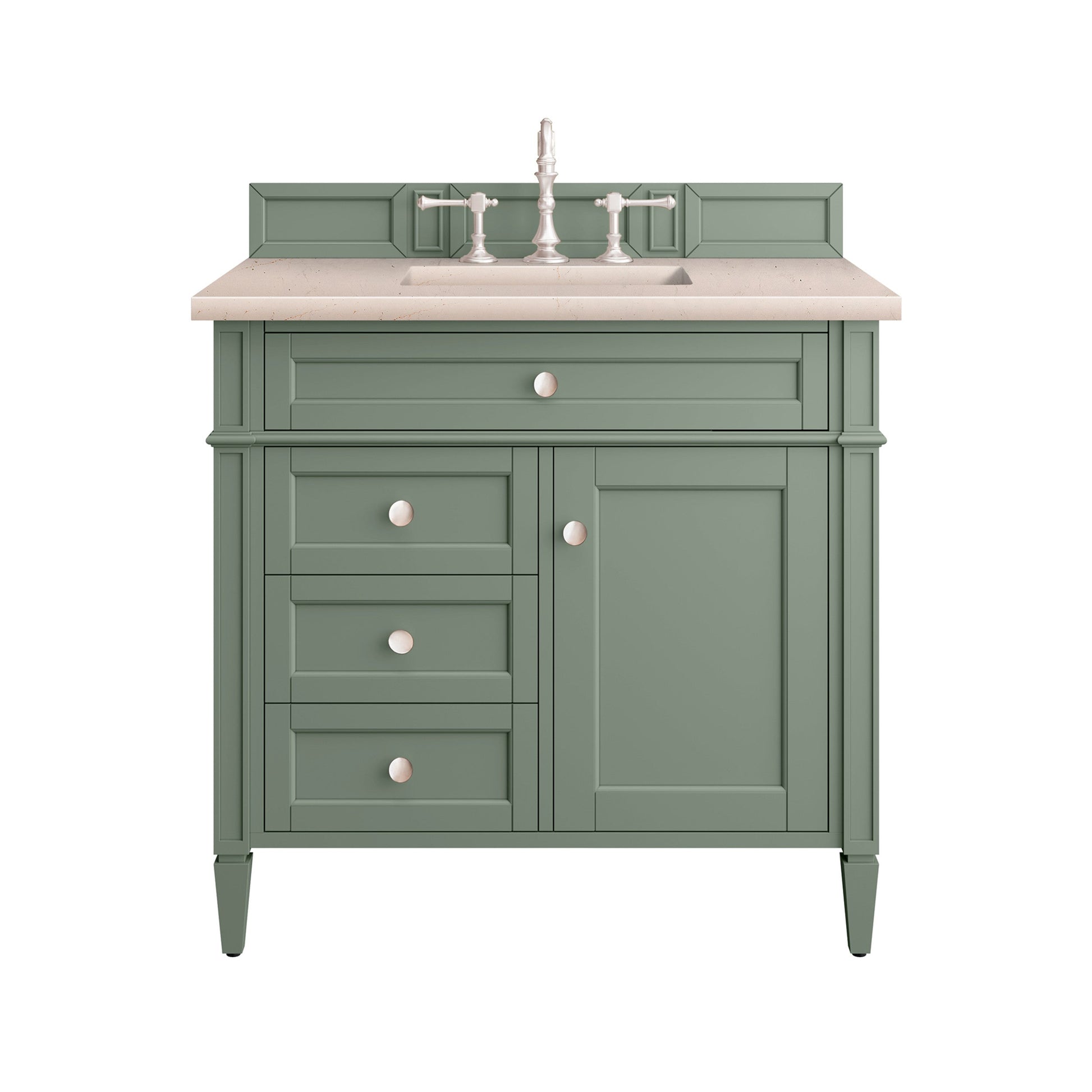 Smokey Celadon / Eternal Marfil - 3 Faucet Holes