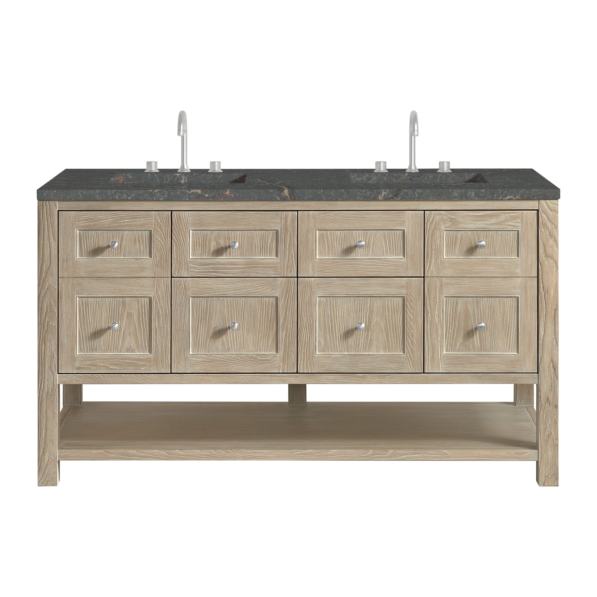 Whitewashed Oak / Parisien Bleu - 3 Faucet Holes