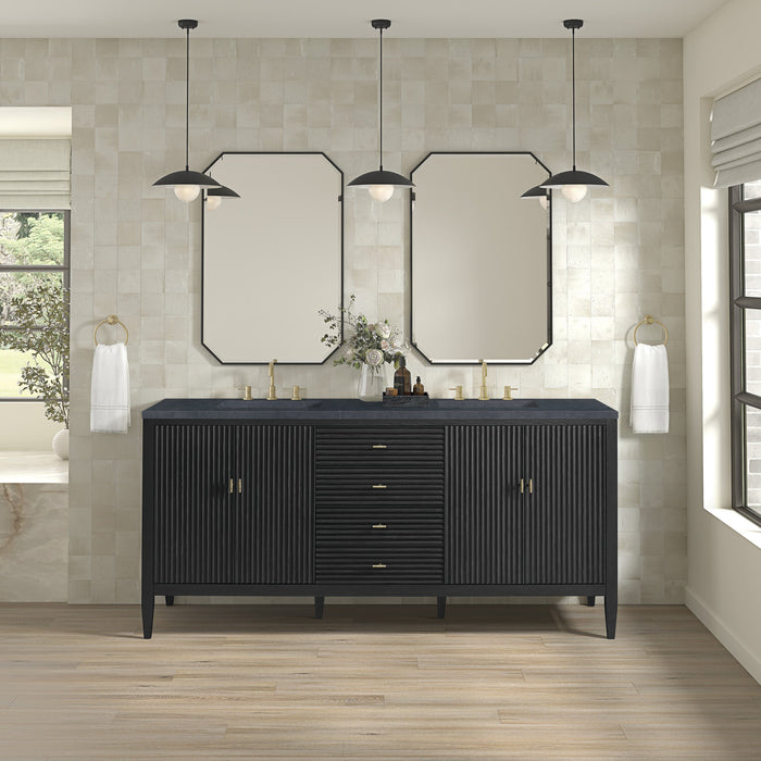 Carbon Oak / Charcoal Soapstone - 3 Faucet Holes
