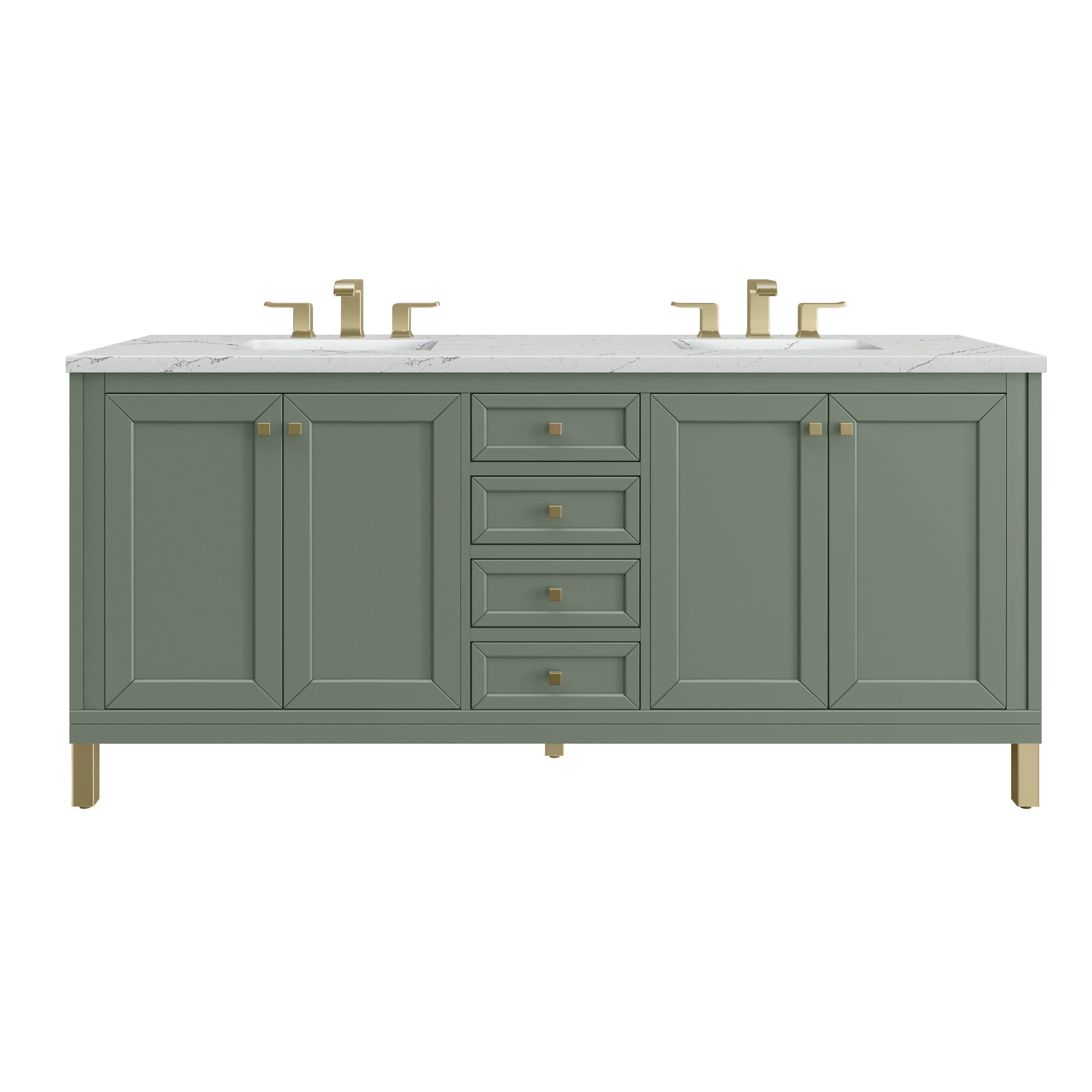 Smokey Celadon / Ethereal Noctis - 3 Faucet Holes
