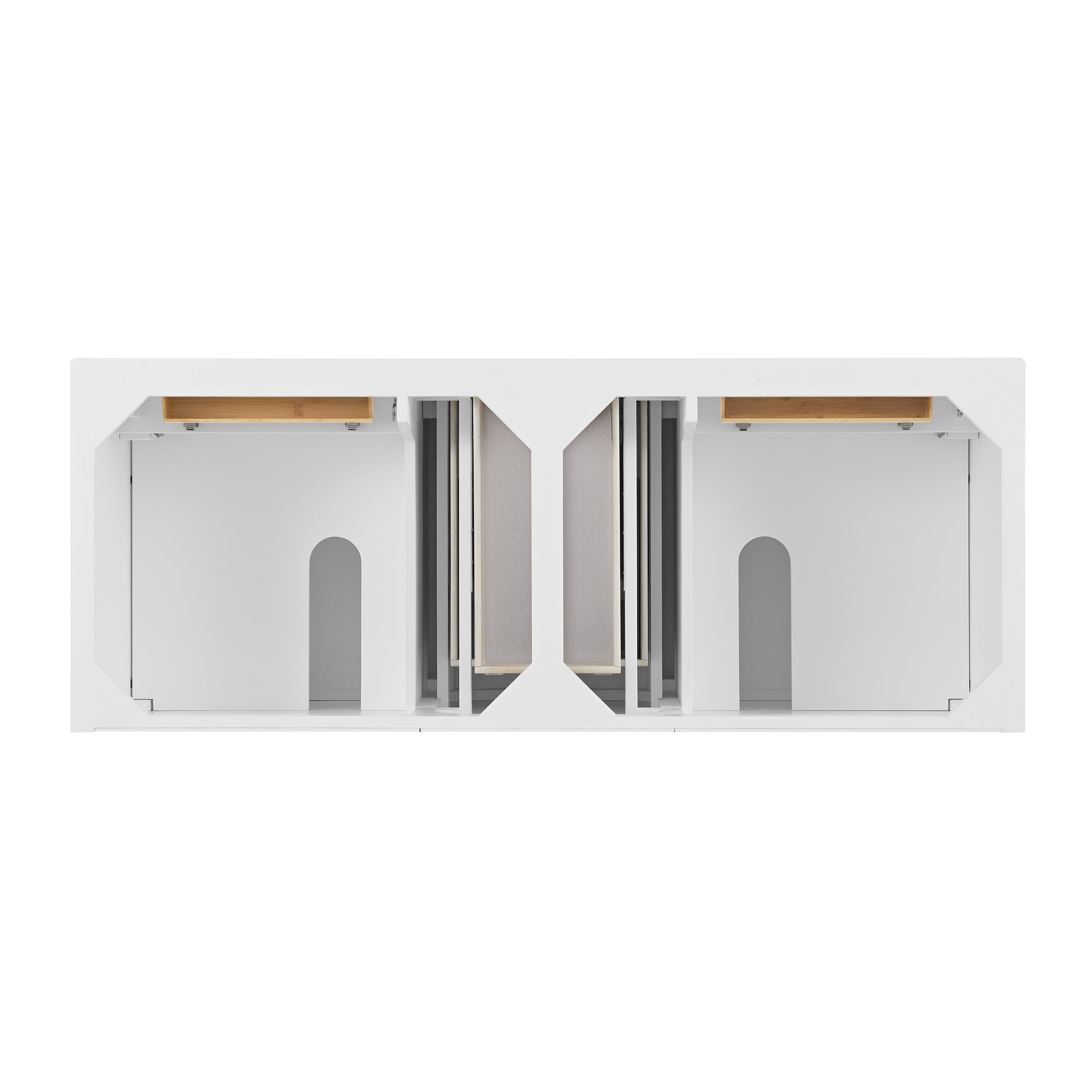 Bright White / Victorian Silver - 3 Faucet Holes
