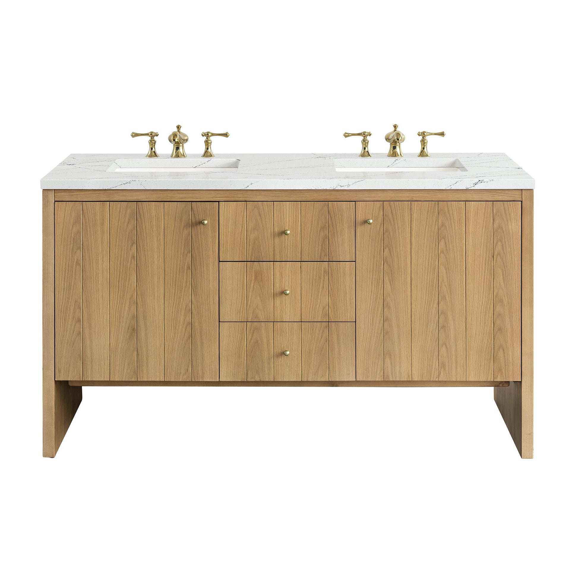 Light Natural Oak / Ethereal Noctis - 3 Faucet Holes