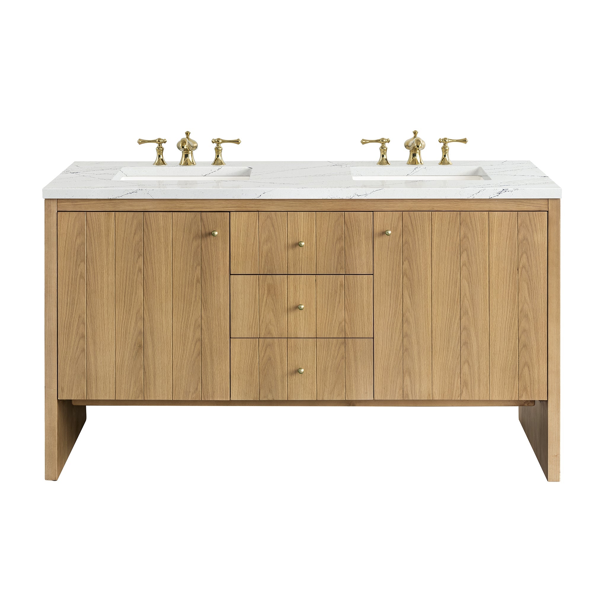 Light Natural Oak / Ethereal Noctis - 3 Faucet Holes