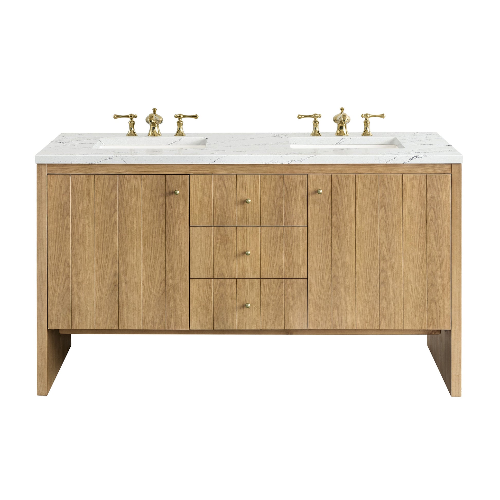 Light Natural Oak / Ethereal Noctis - 3 Faucet Holes