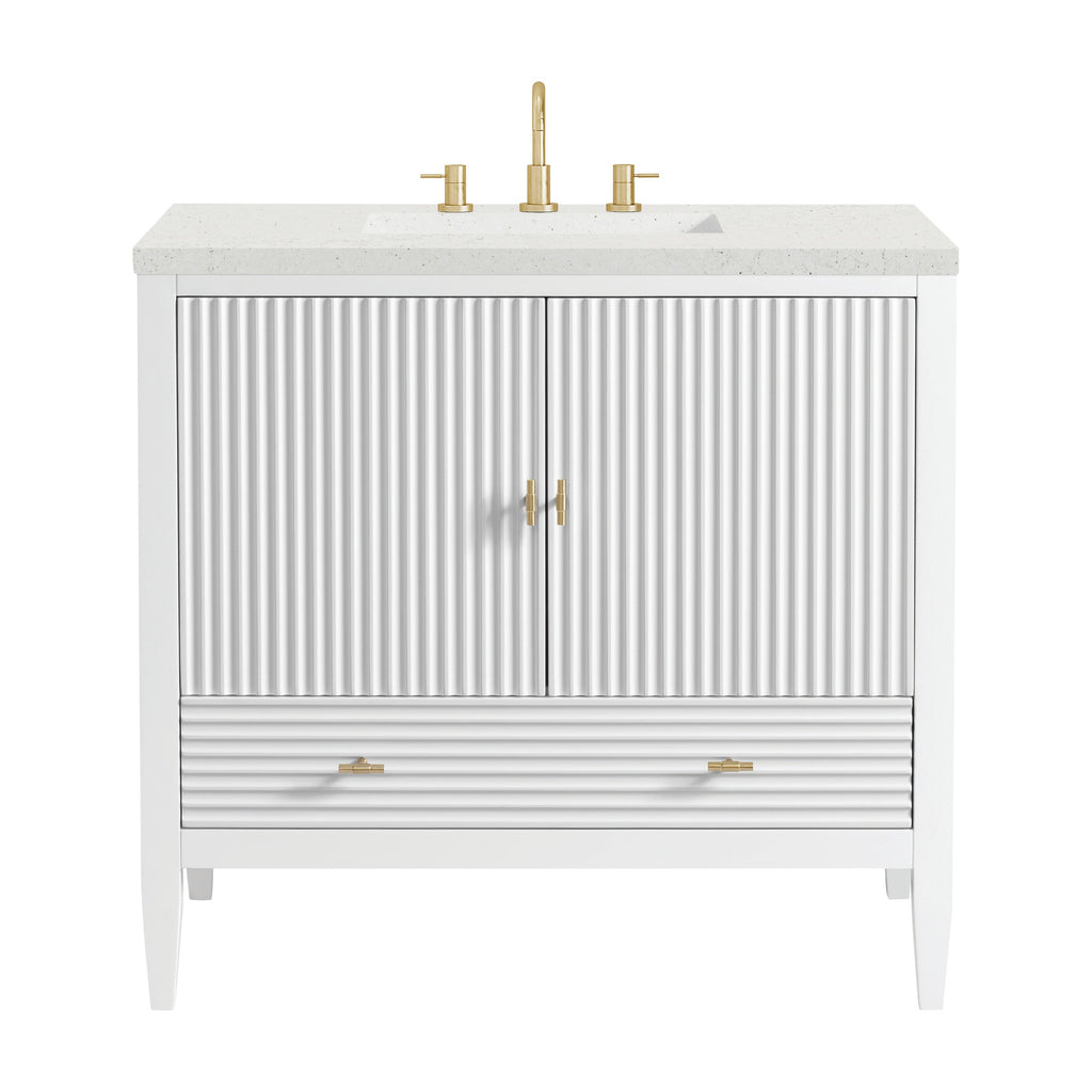 Bright White / Lime Delight - 3 Faucet Holes