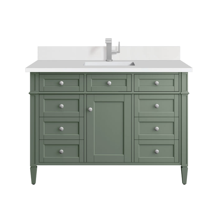 Smokey Celadon / White Zeus - 1 Faucet Hole