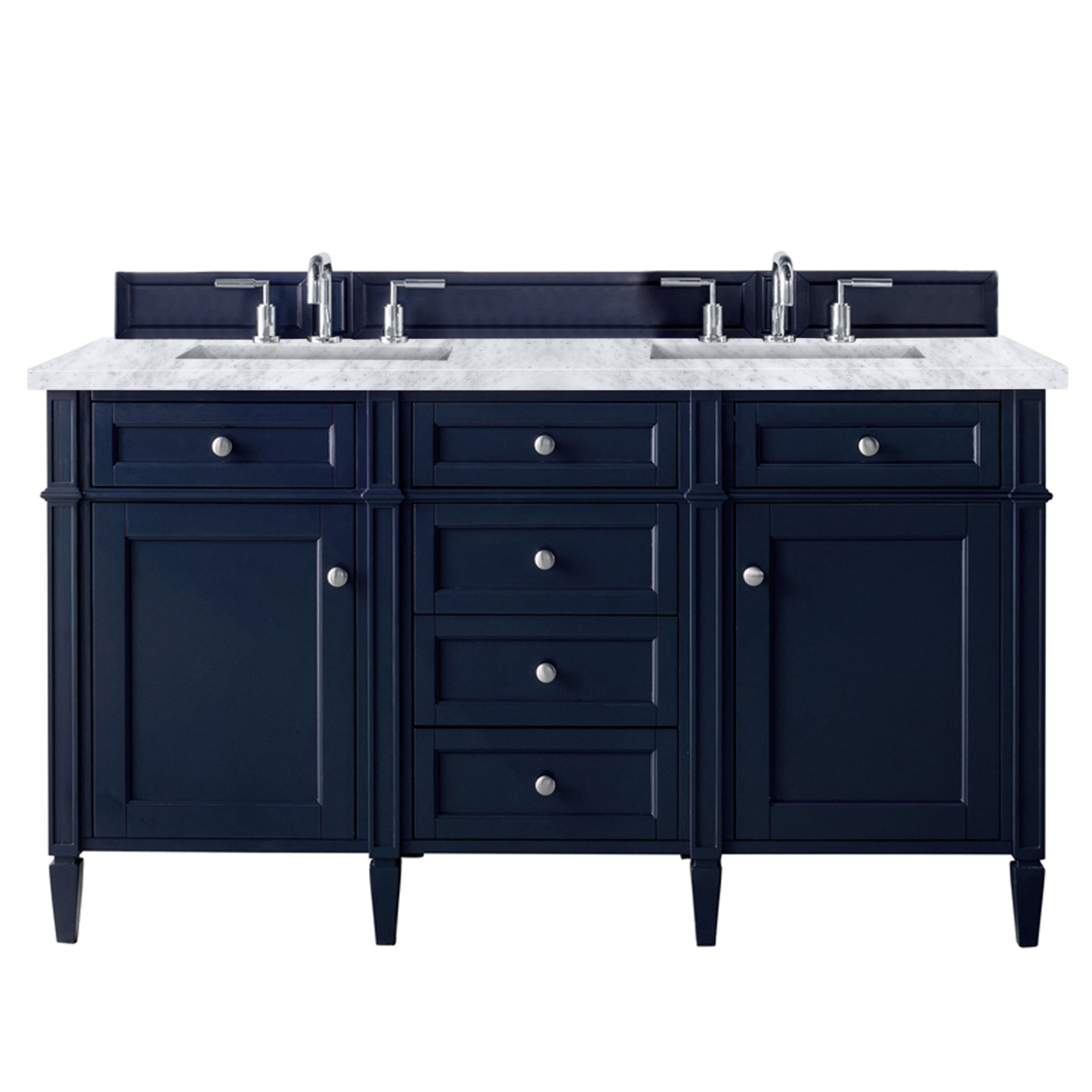 Victory Blue / Carrara White - 3 Faucet Holes
