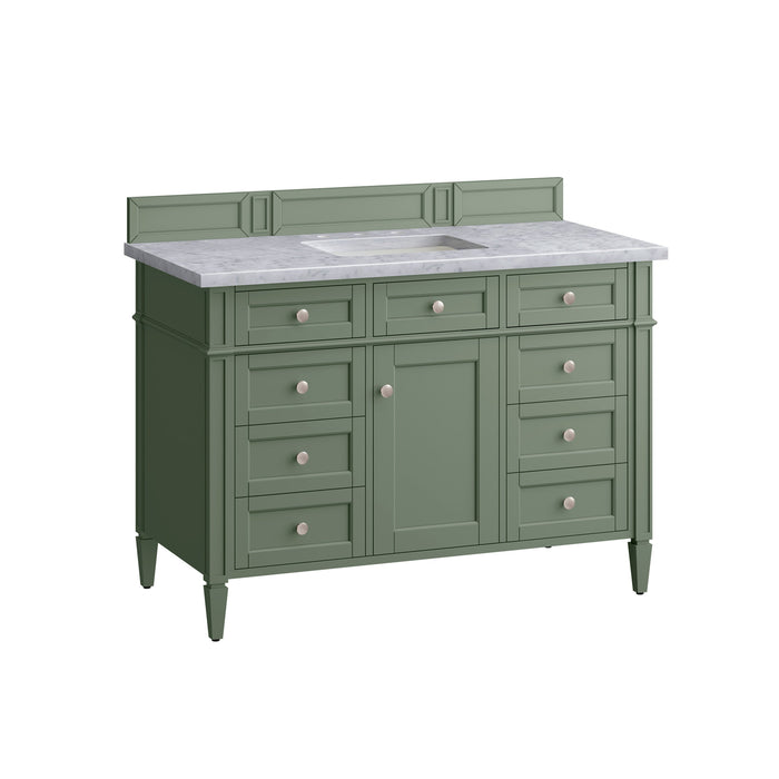 Smokey Celadon / Carrara White - 3 Faucet Holes