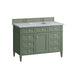 Smokey Celadon / Carrara White - 3 Faucet Holes