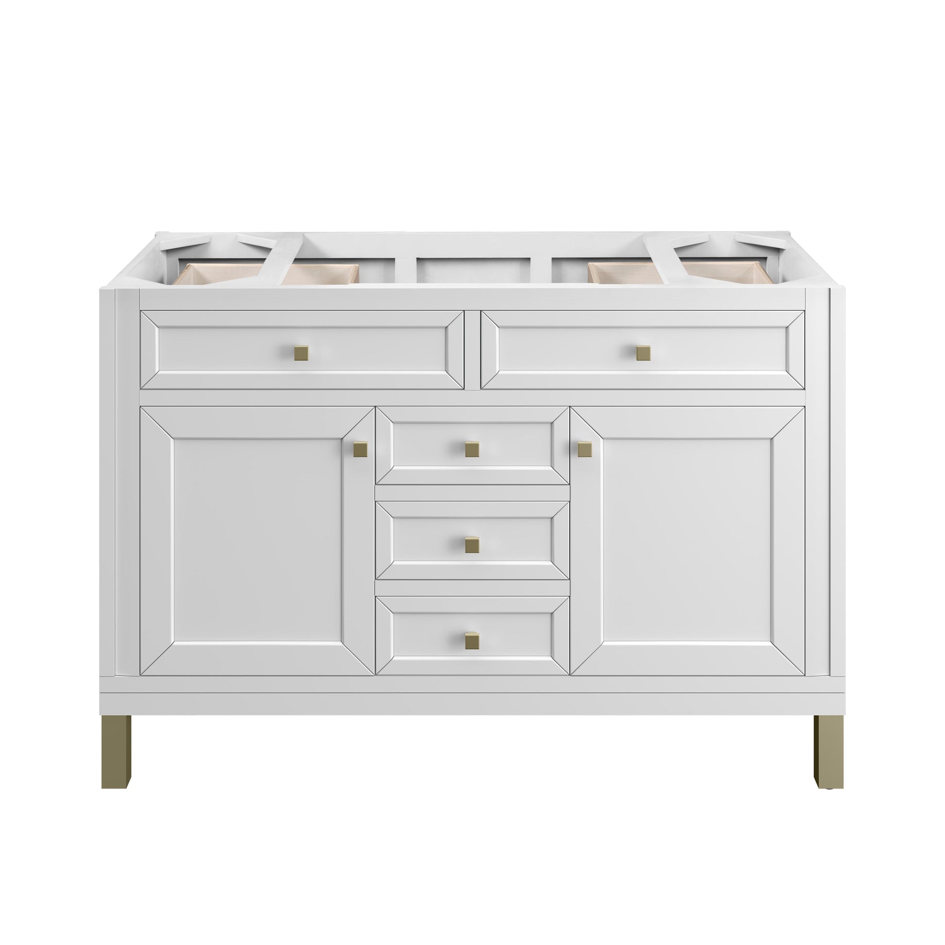 Glossy White / Victorian Silver - 3 Faucet Holes