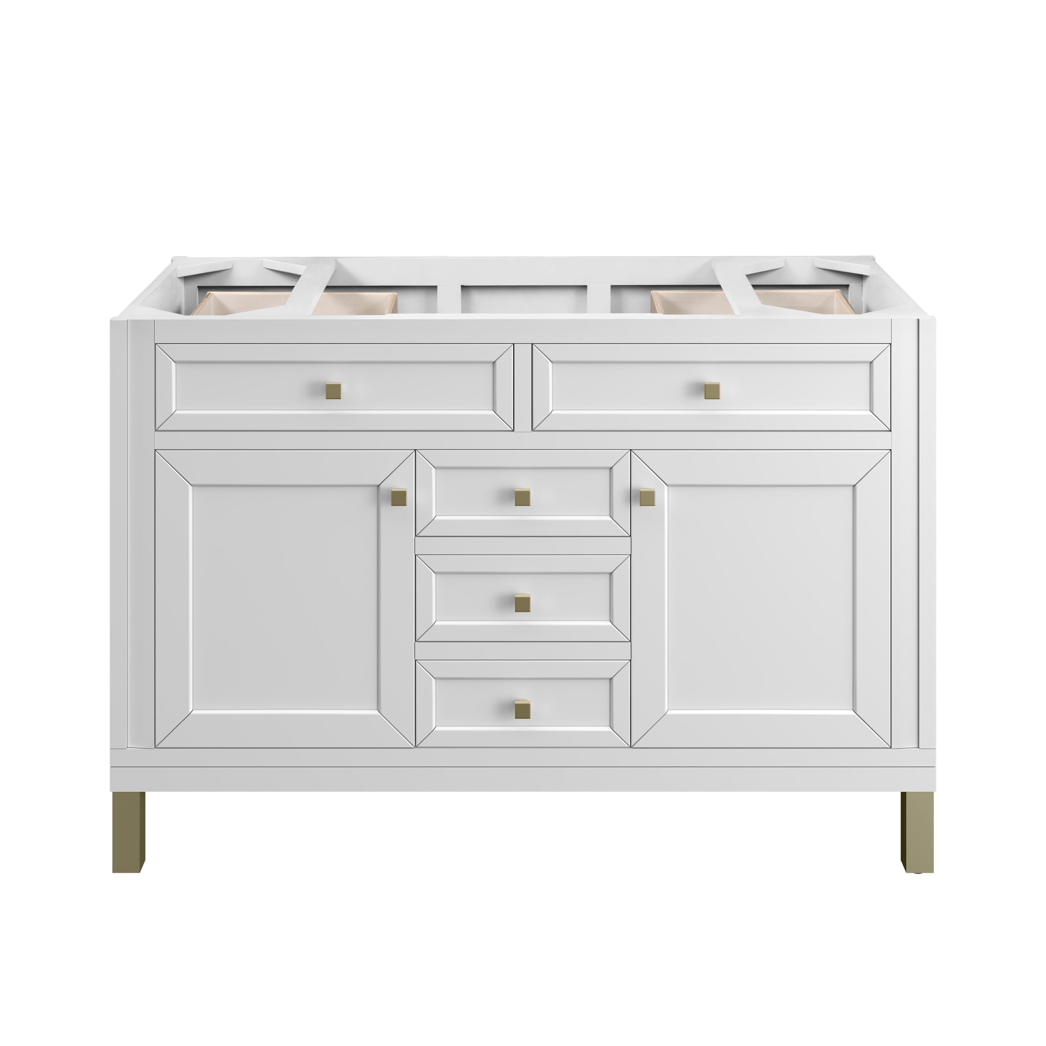 Glossy White / Victorian Silver - 3 Faucet Holes