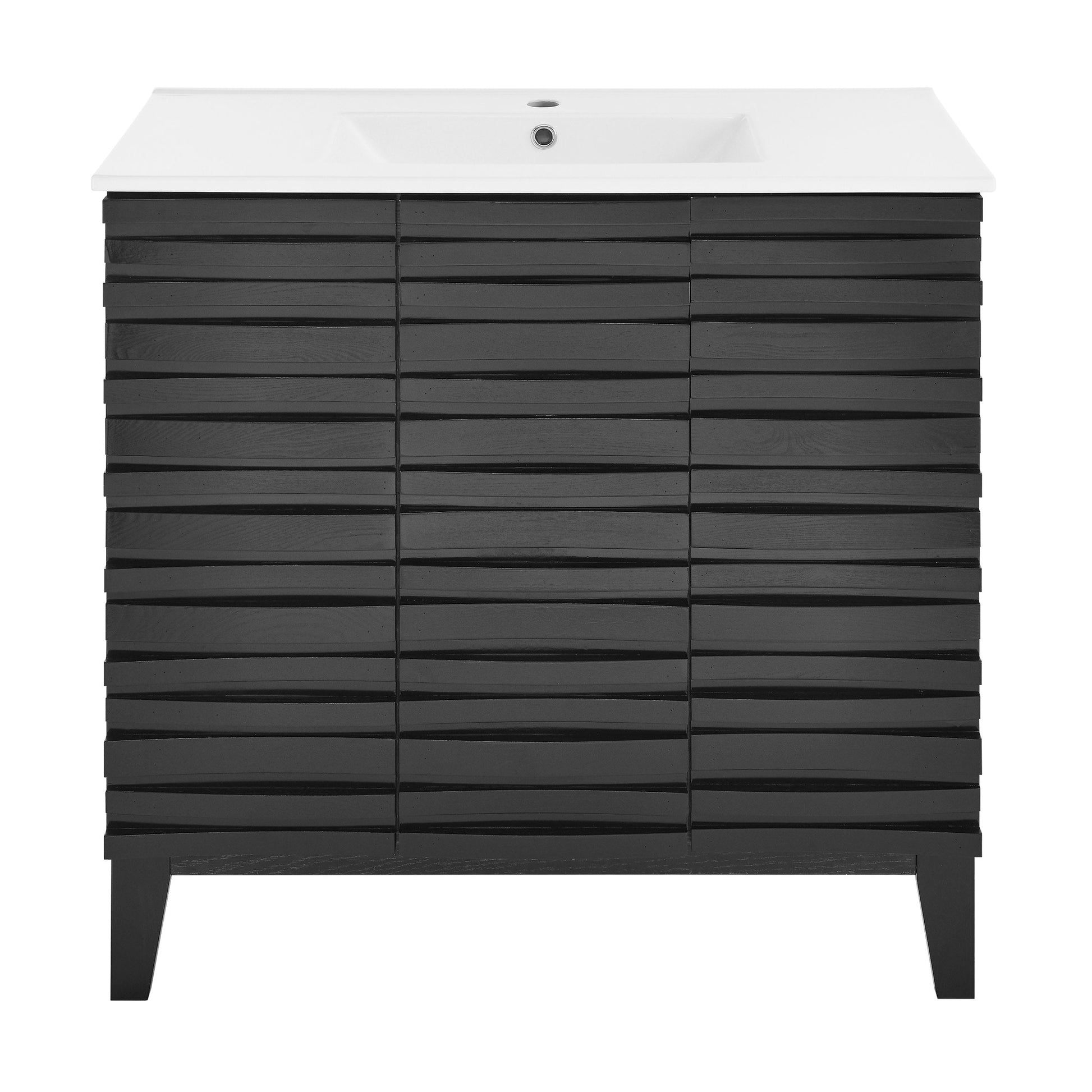 Black Oak / White / 1-Hole