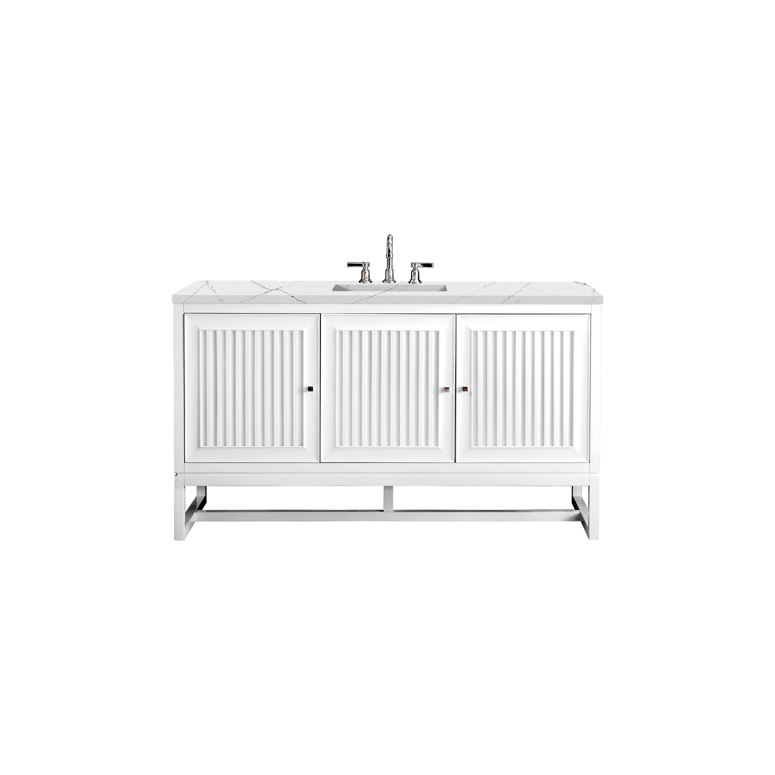 Glossy White / Ethereal Noctis - 3 Faucet Holes