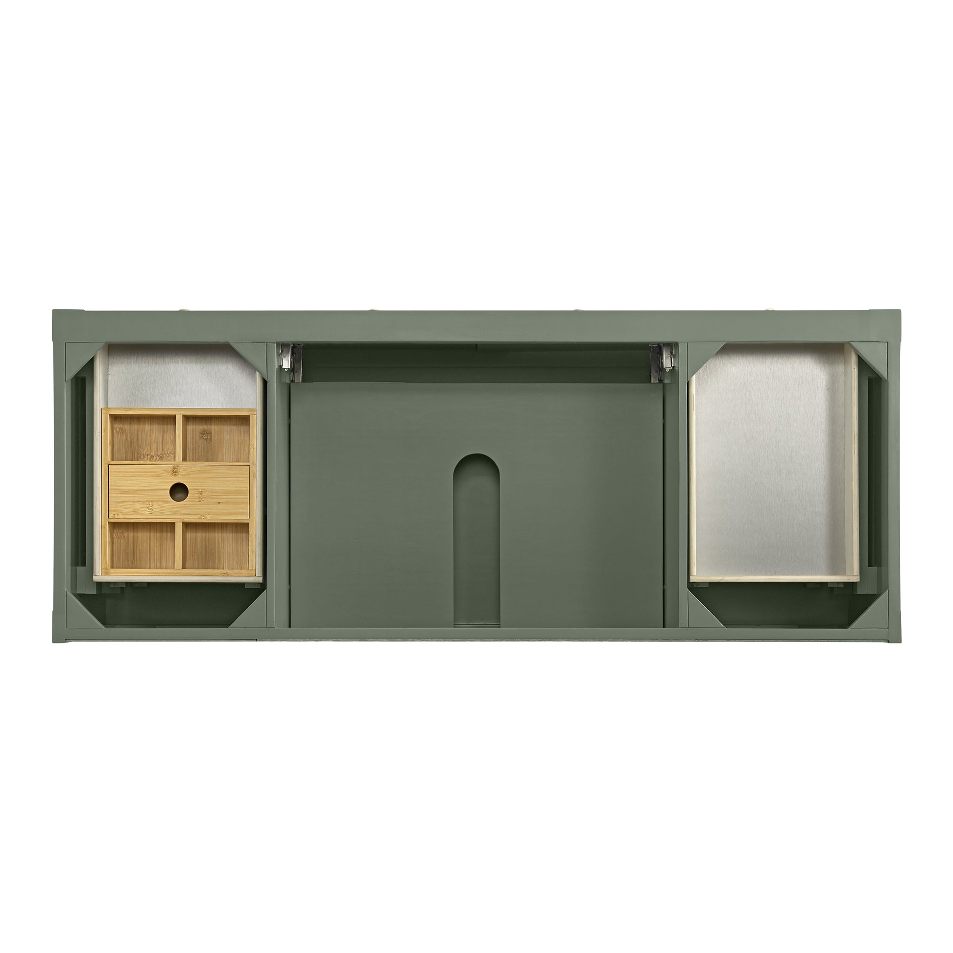 Smokey Celadon / White Zeus - 3 Faucet Holes