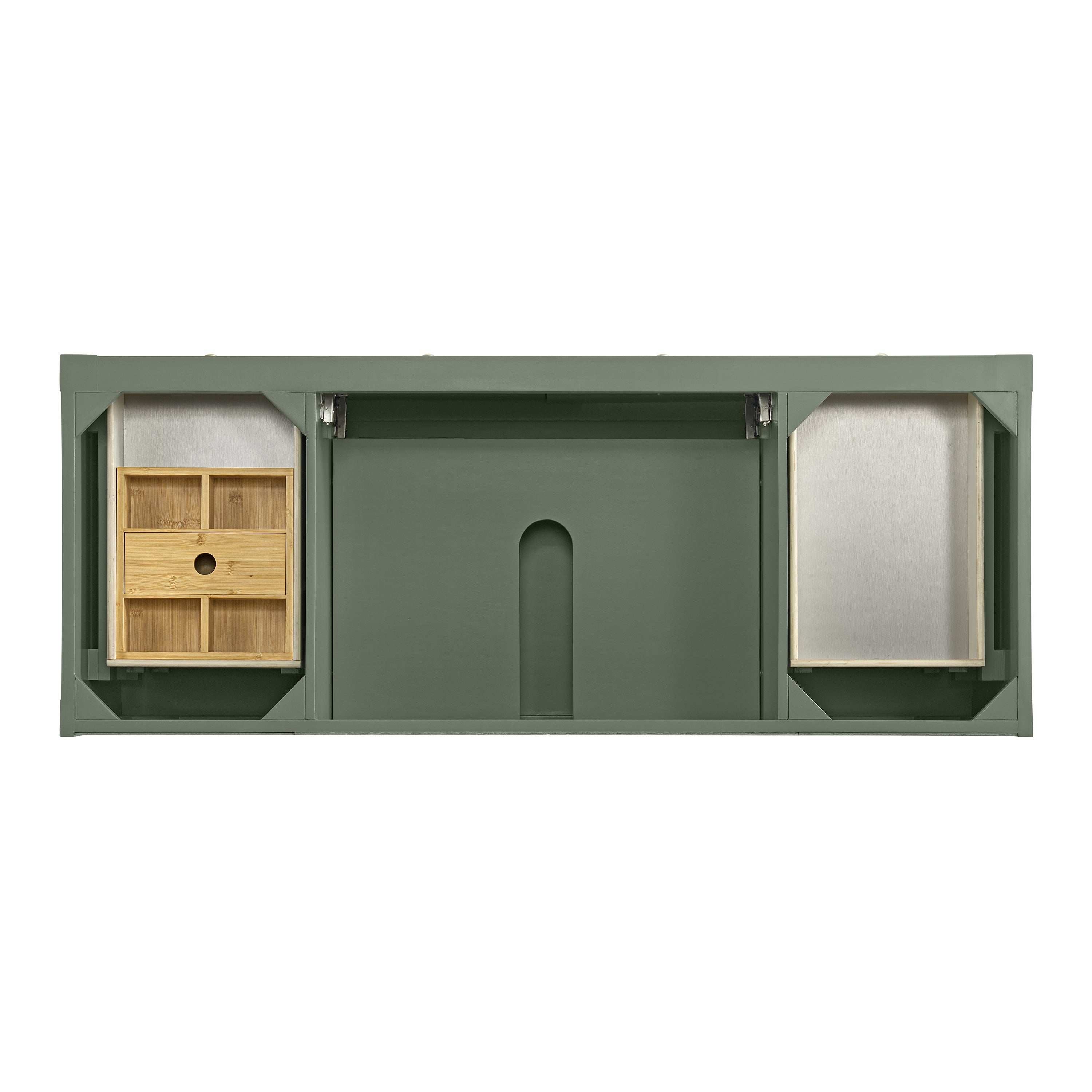 Smokey Celadon / White Zeus - 3 Faucet Holes