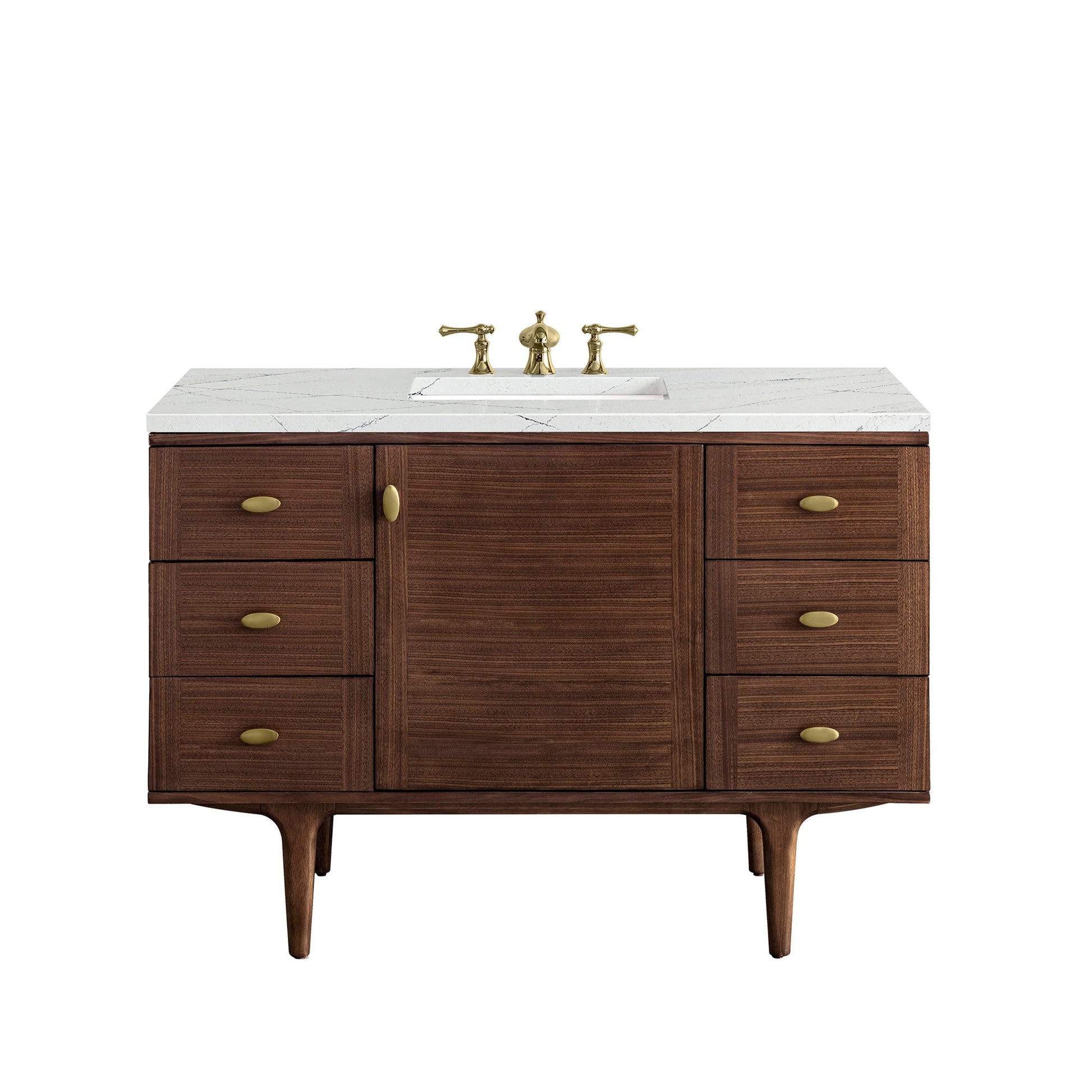 Mid-Century Walnut / Ethereal Noctis - 3 Faucet Holes