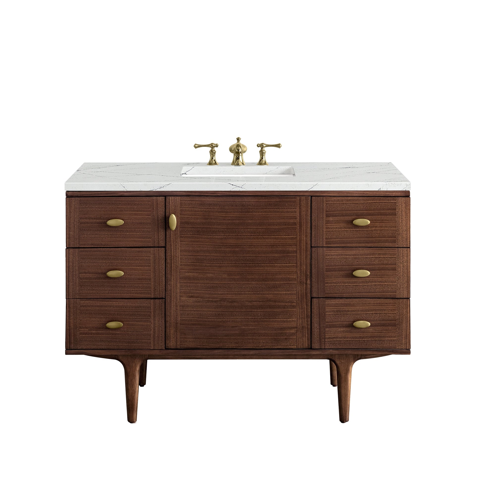 Mid-Century Walnut / Ethereal Noctis - 3 Faucet Holes