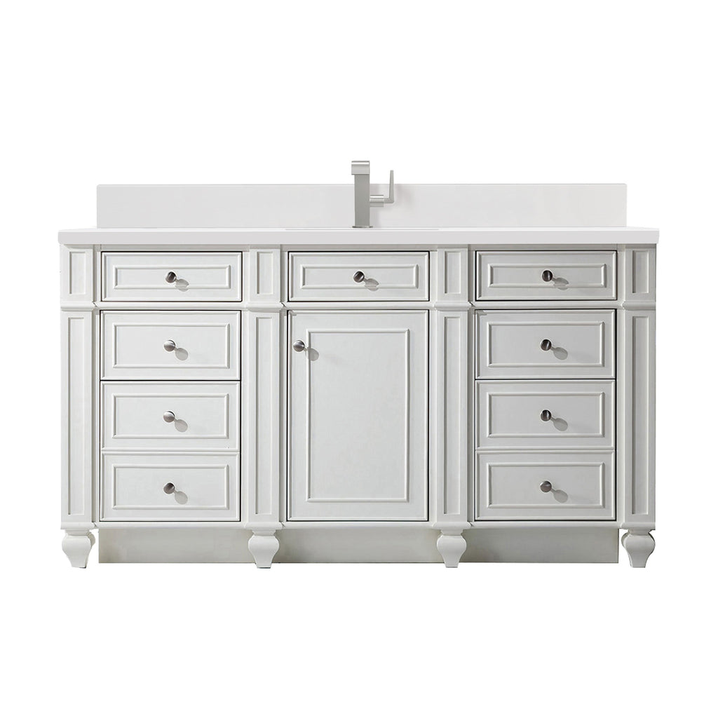 Bright White / White Zeus - 1 Faucet Hole