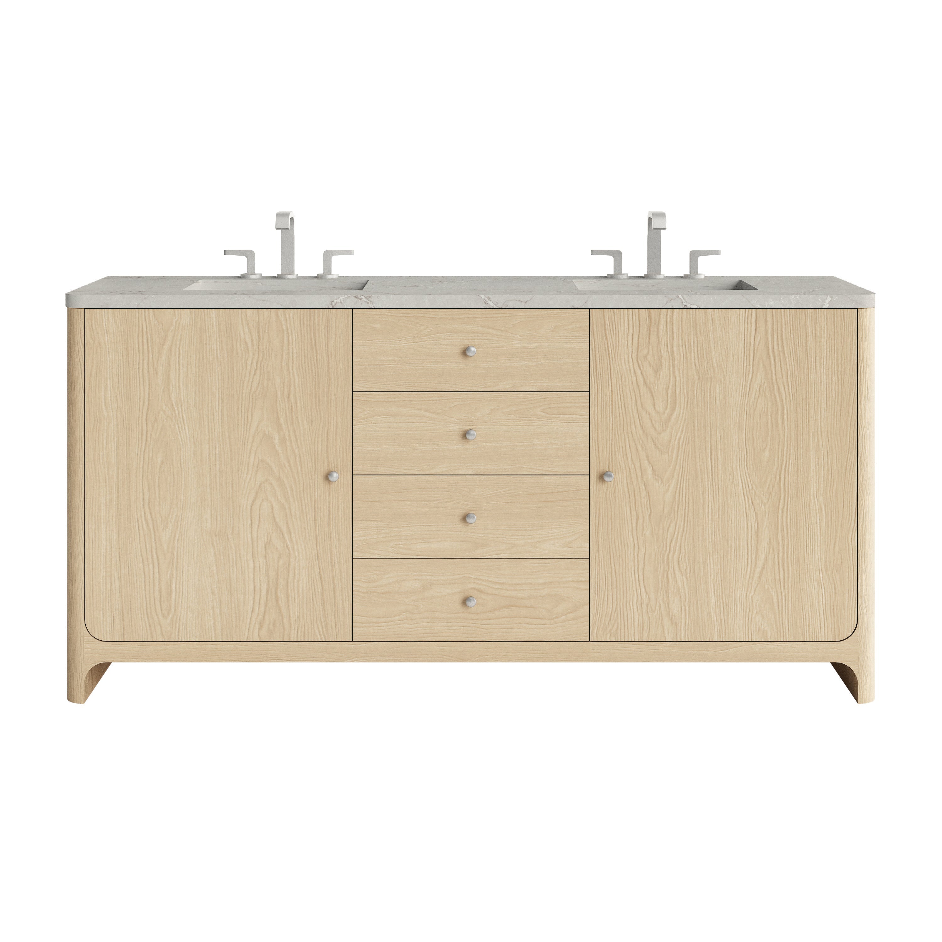 Coastal Driftwood / Victorian Silver - 3 Faucet Holes