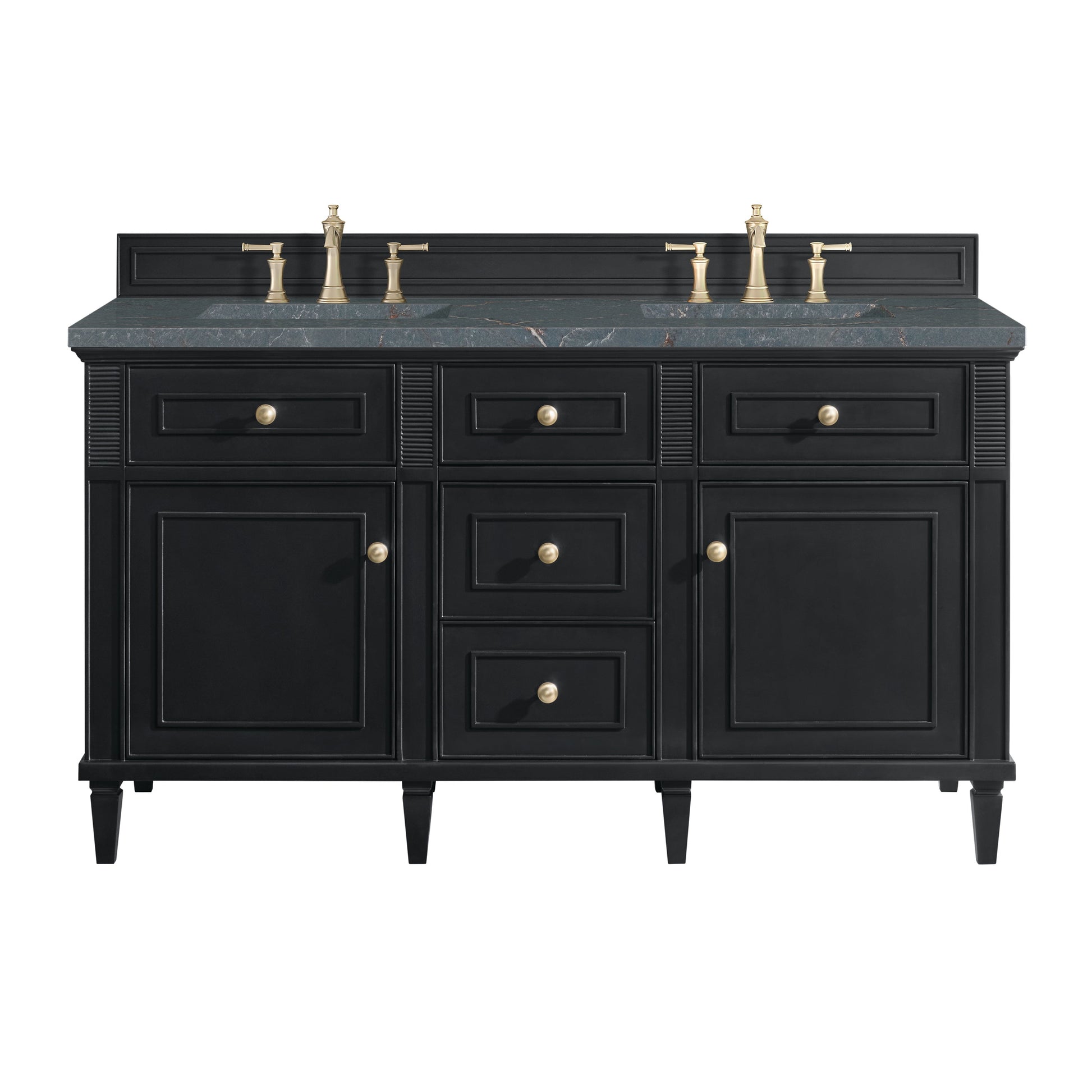 Black Onyx / Parisien Bleu - 3 Faucet Holes