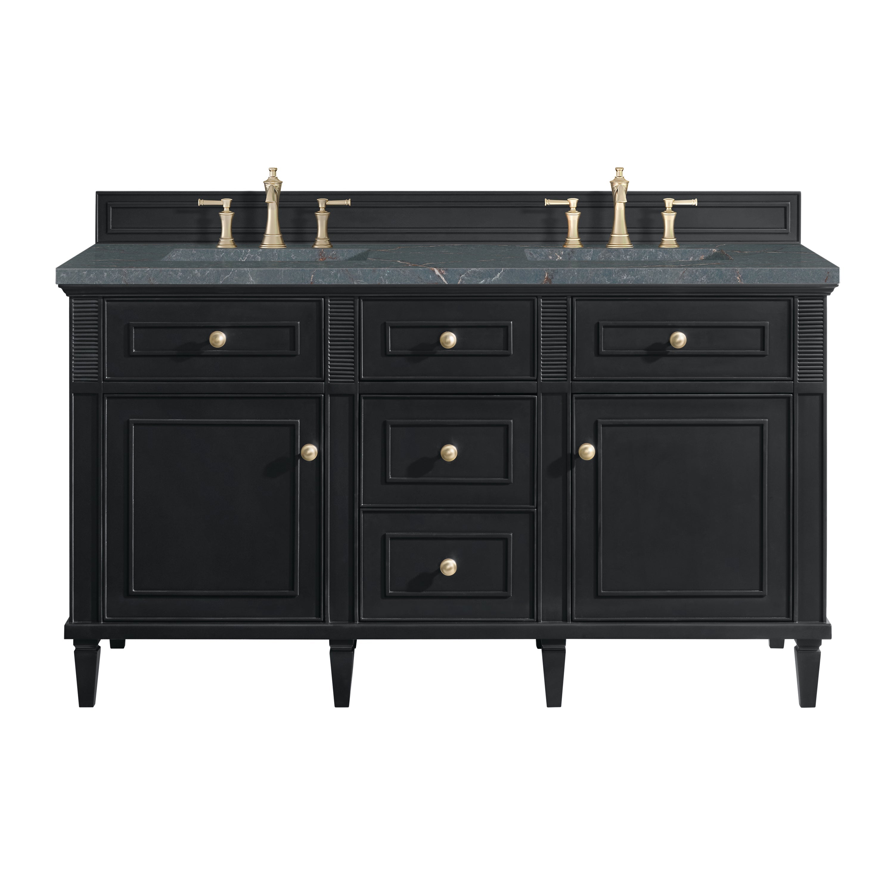 Black Onyx / Parisien Bleu - 3 Faucet Holes