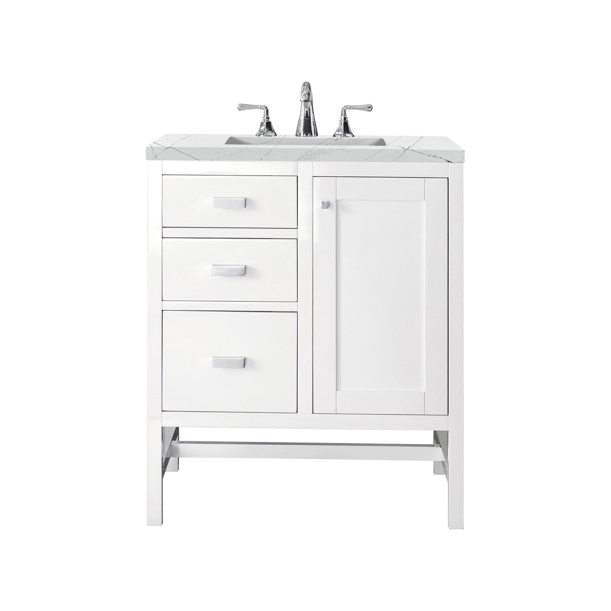 Glossy White / Ethereal Noctis - 3 Faucet Holes