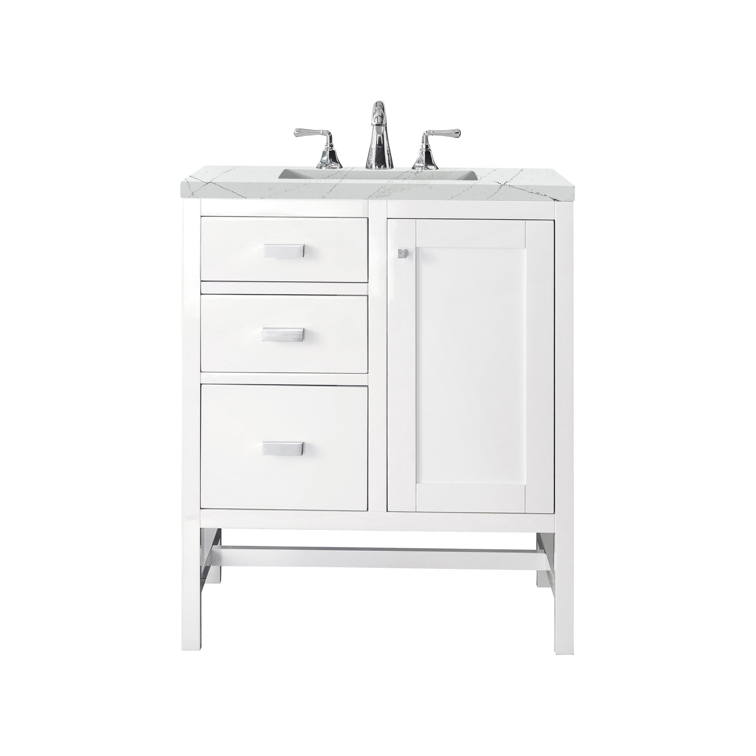 Glossy White / Ethereal Noctis - 3 Faucet Holes