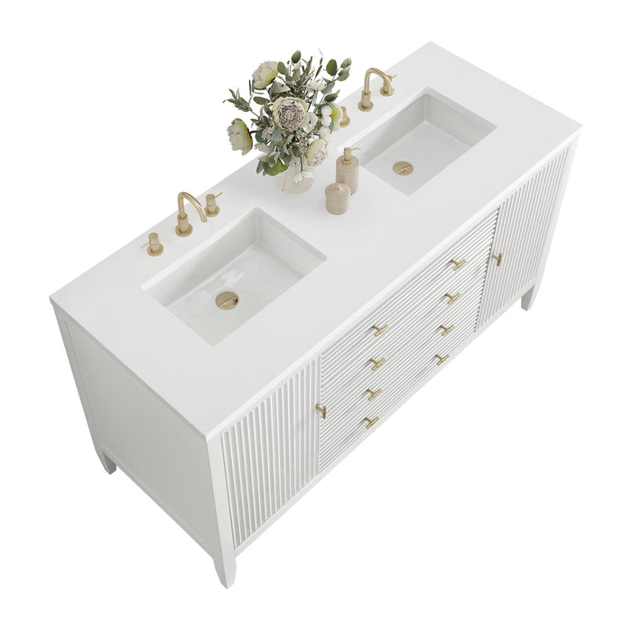 Bright White / White Zeus - 3 Faucet Holes