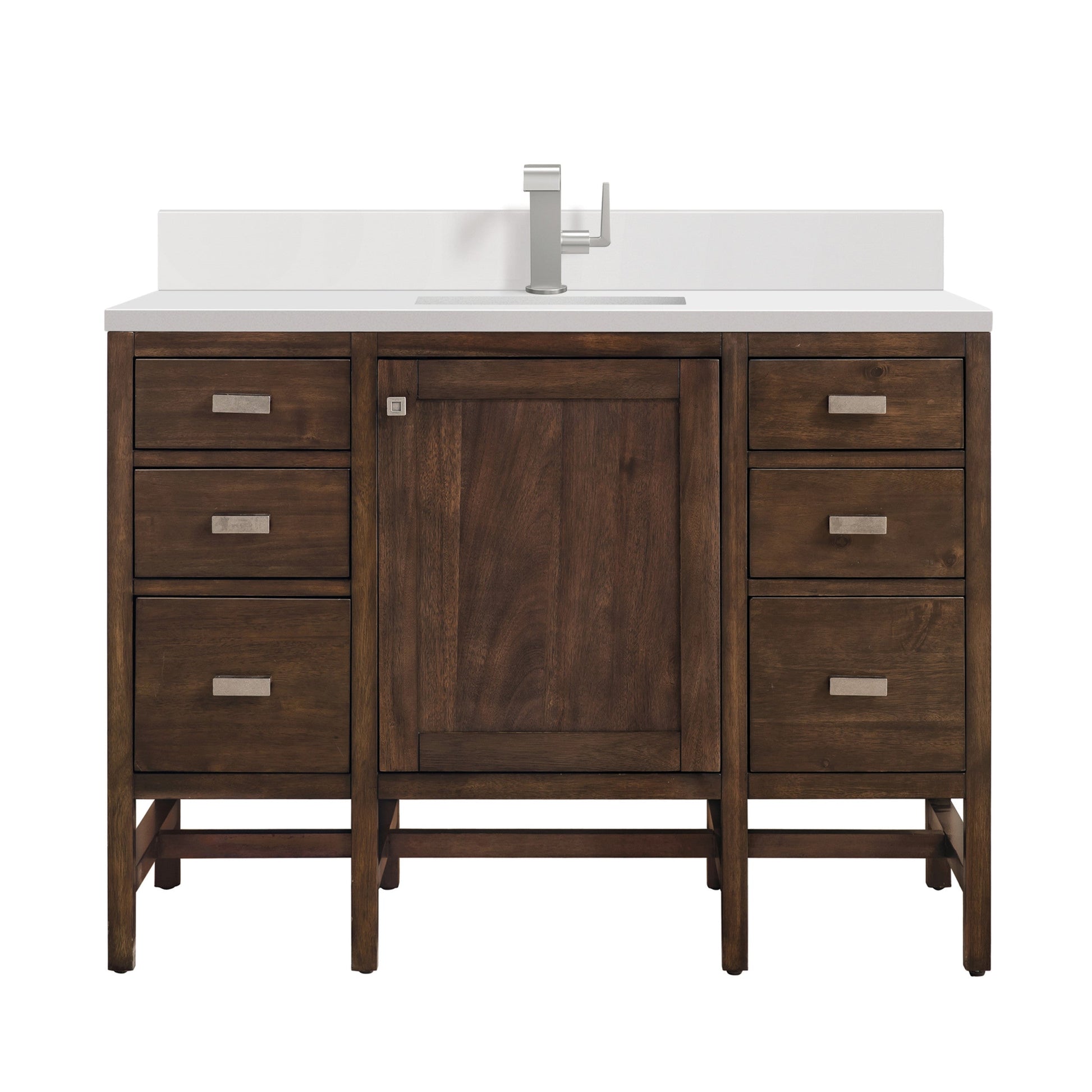 Mid-Century Acacia / White Zeus - 1 Faucet Hole